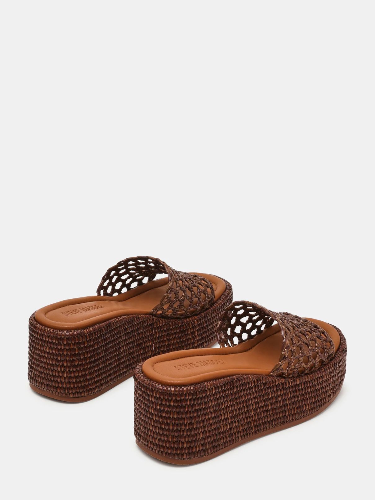 Steve Madden Brandy Platform in Brown Raffia