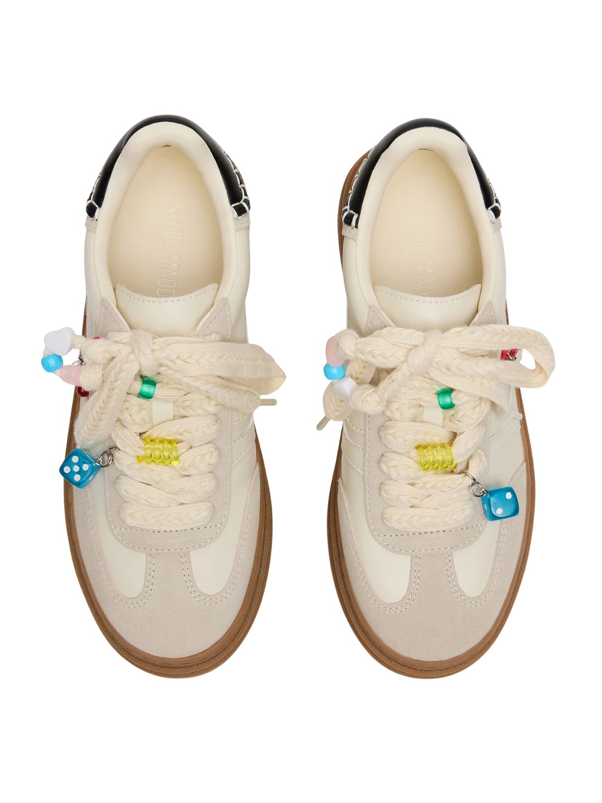 Steve Madden Dodge-Charm Sneaker in Bone Multi
