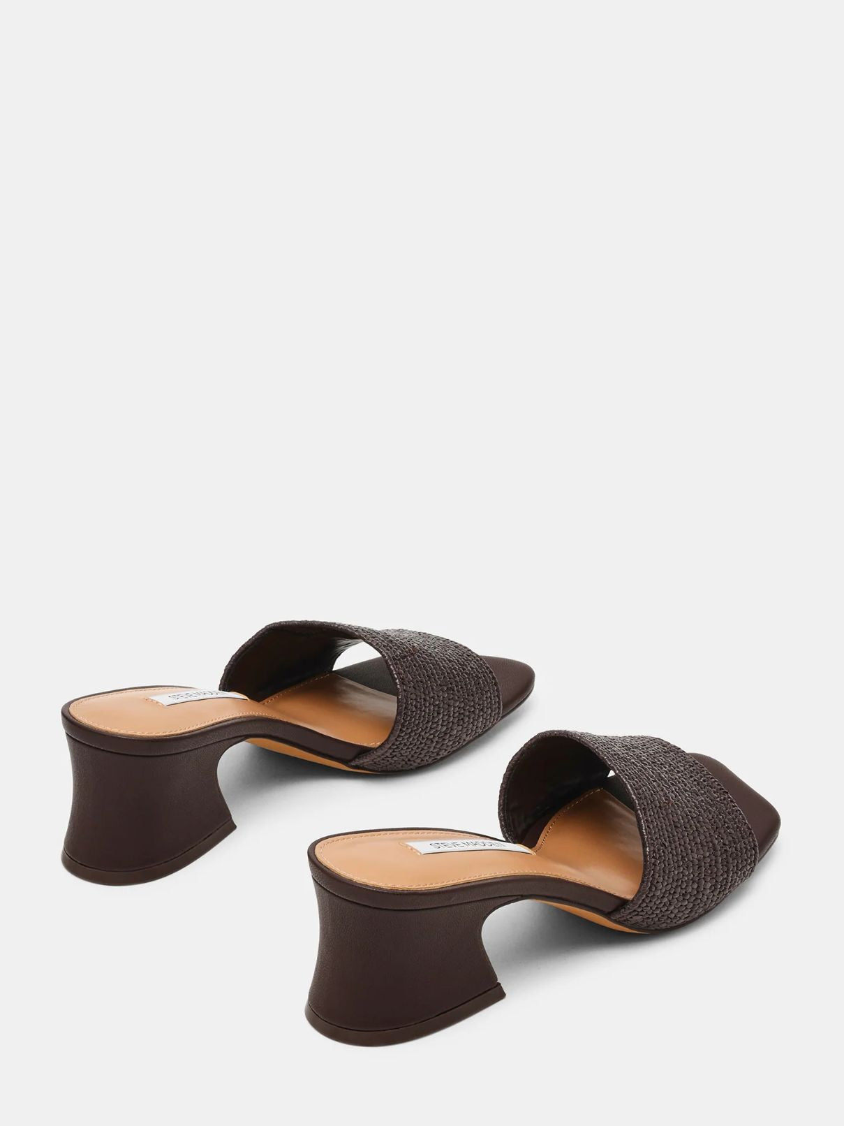 Steve Madden Frolic Heel in Brown Raffia