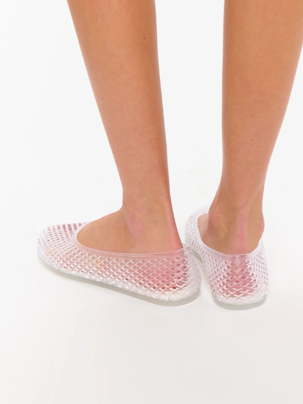 Steve Madden Gyzmo Jelly Flat Clear