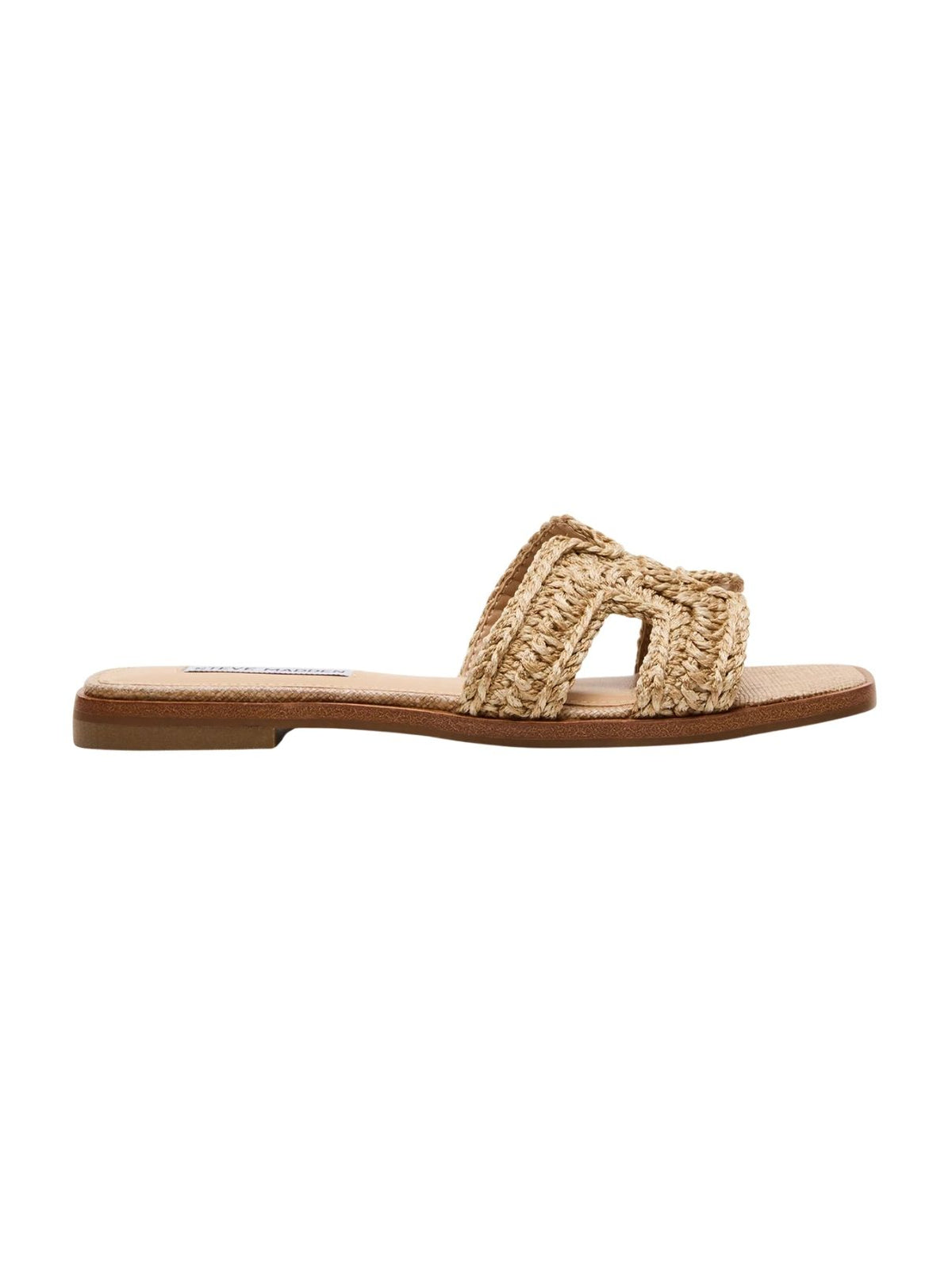 Steve Madden Hadyn Raffia Slide Sandals in Raffia