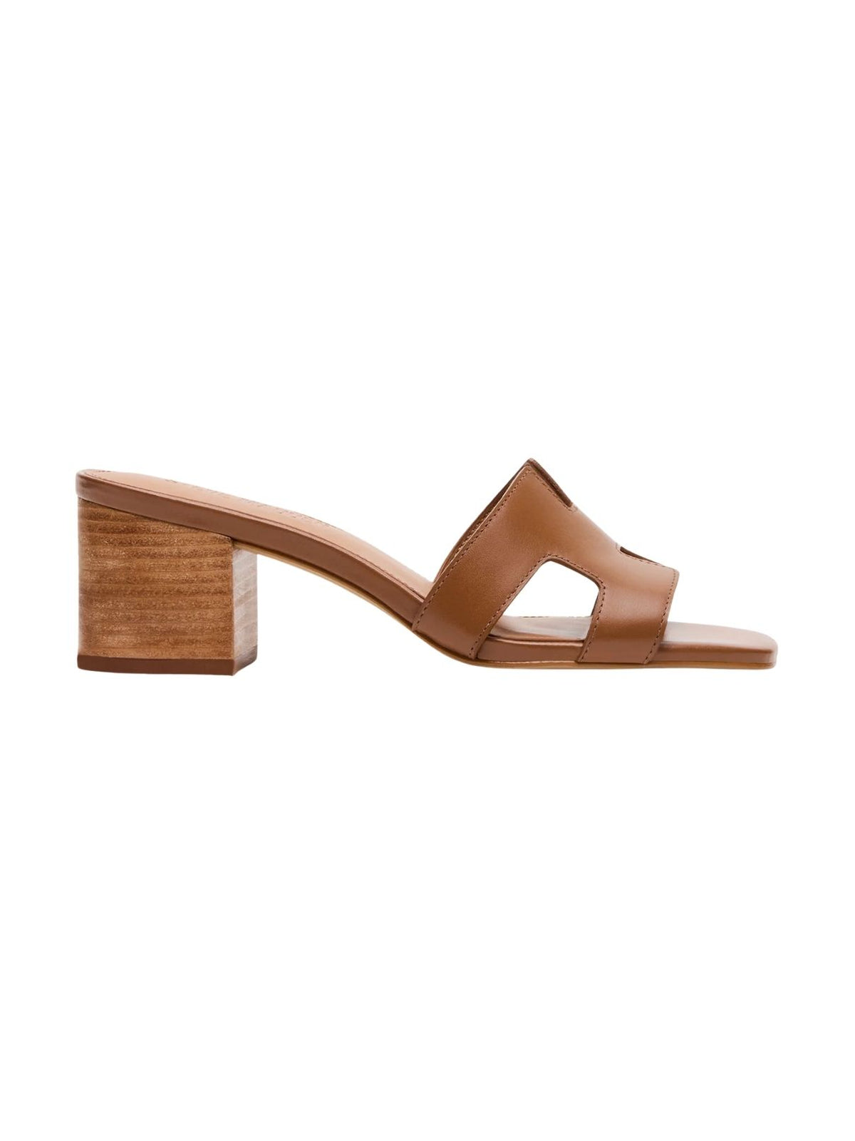 Steve Madden Hana Leather Sandals in Cognac