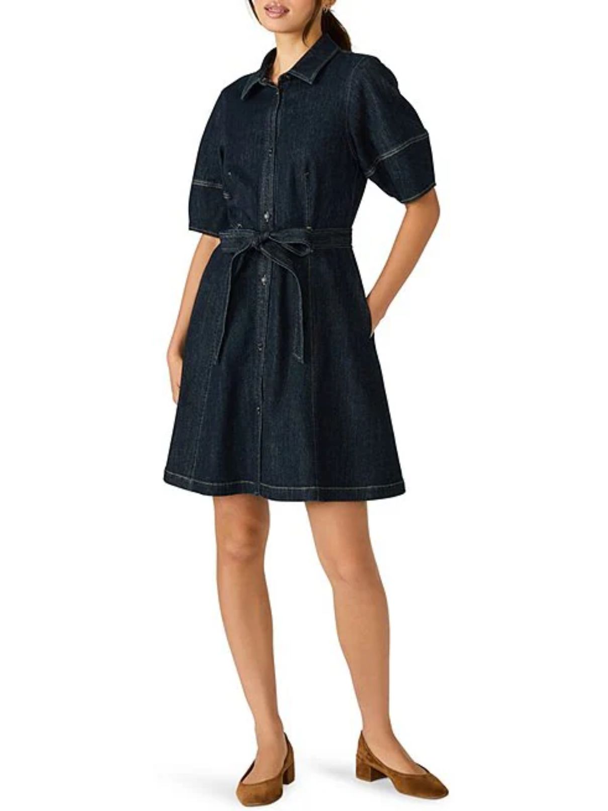Steve Madden Lorie Dress in Dark Indigo