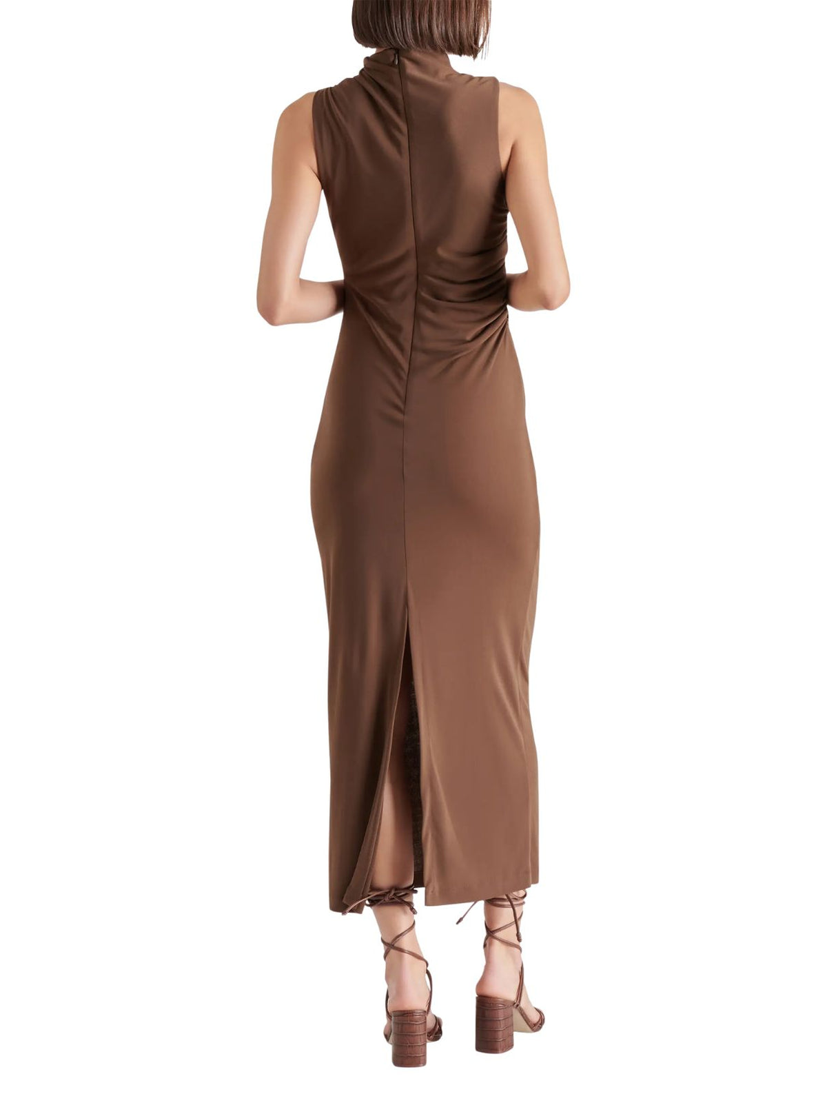 Steve Madden Mo Funnel Neck Matte Jersey Dress – Coco