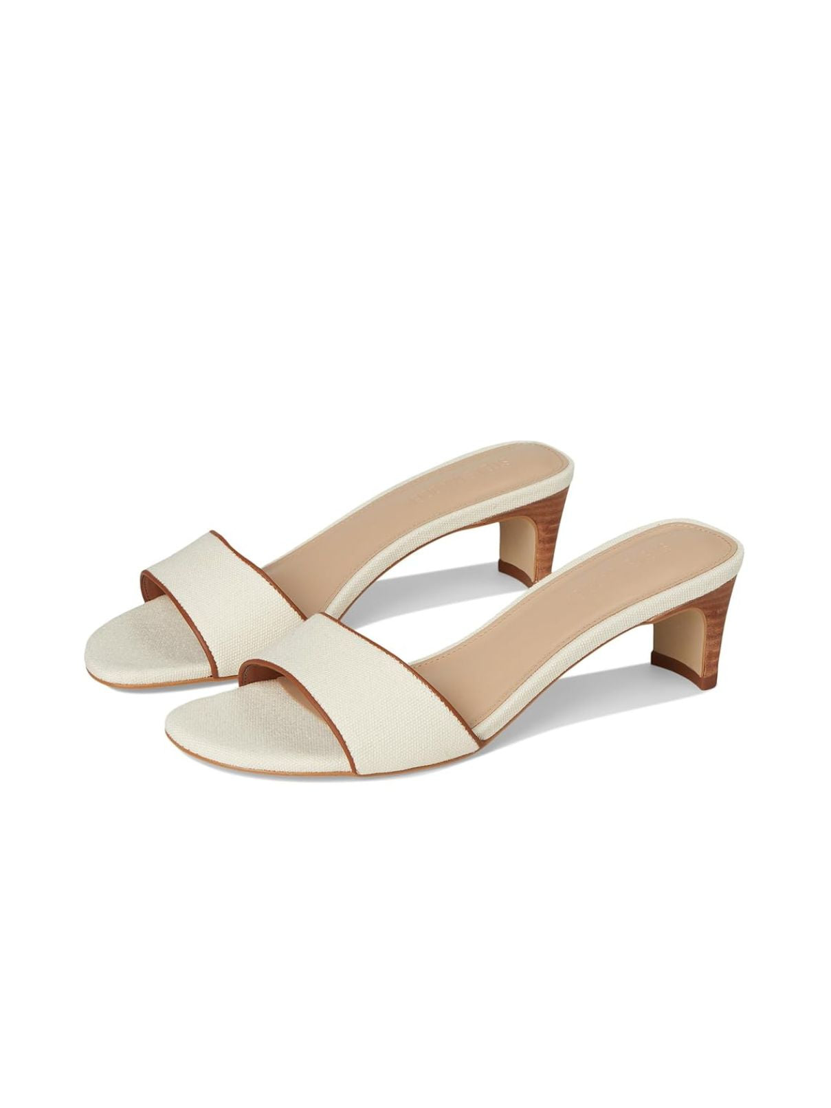 Steve Madden Patsy Heel in Natural Linen