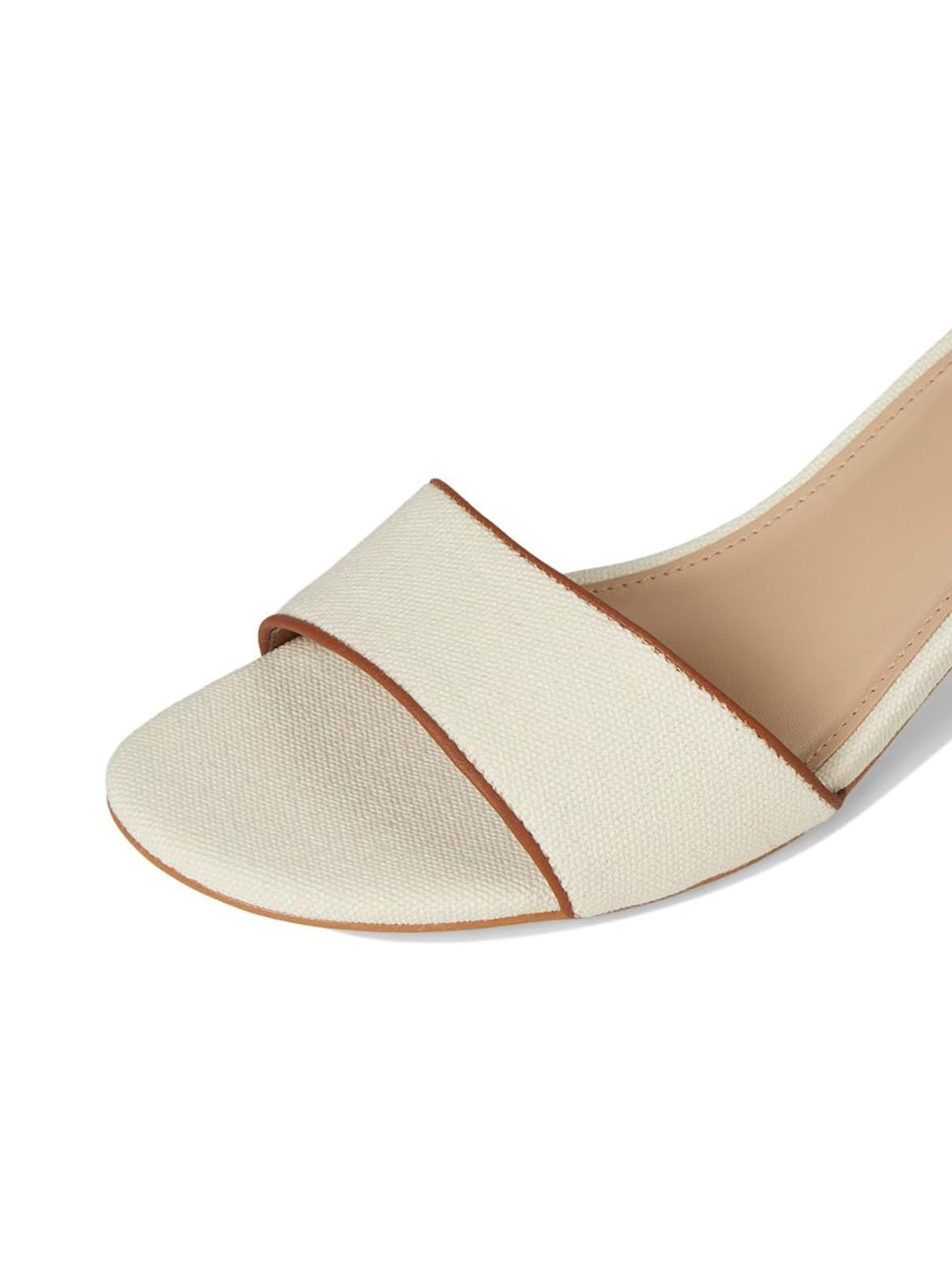 Steve Madden Patsy Heel in Natural Linen