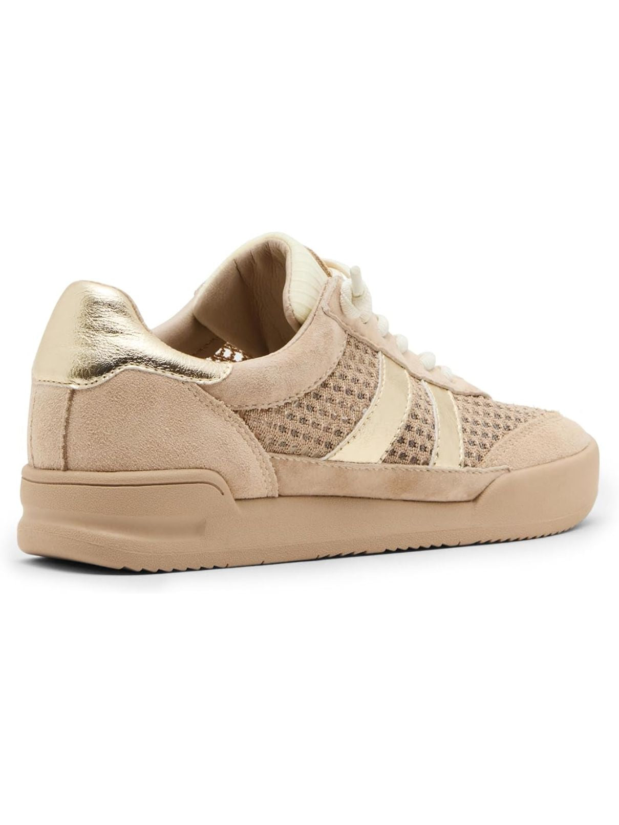 Steve Madden Verdict Mesh Sneaker in Taupe/Gold