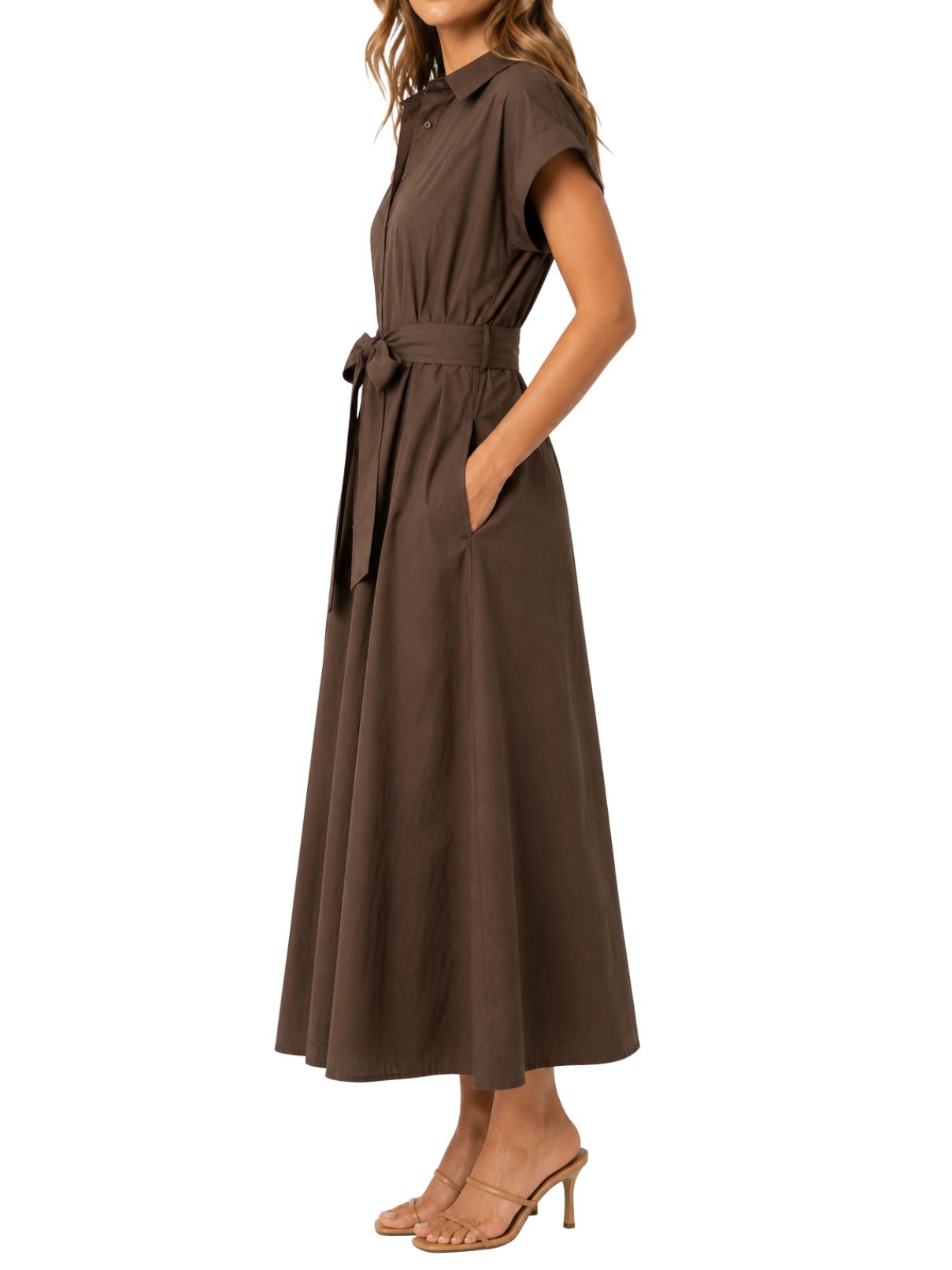 The Celine Dress – Espresso