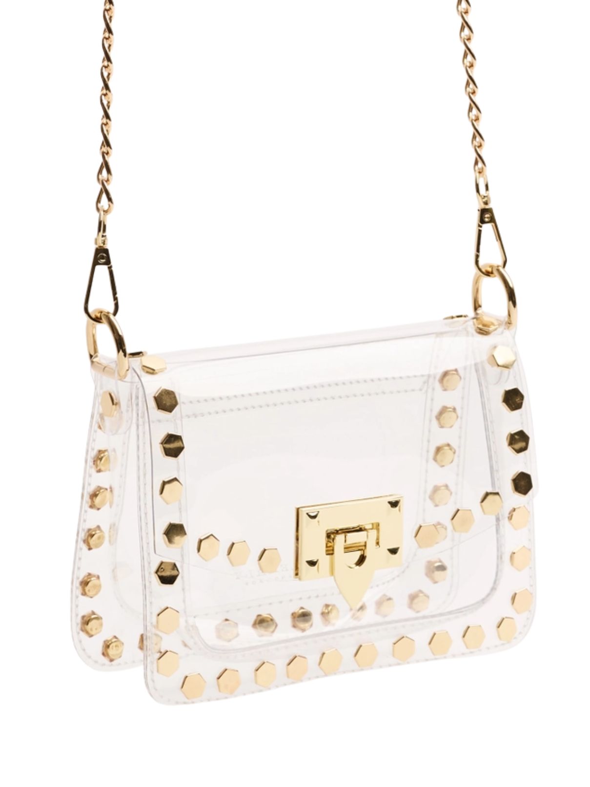 The Jackie Hexagon Clear Stadium Bag