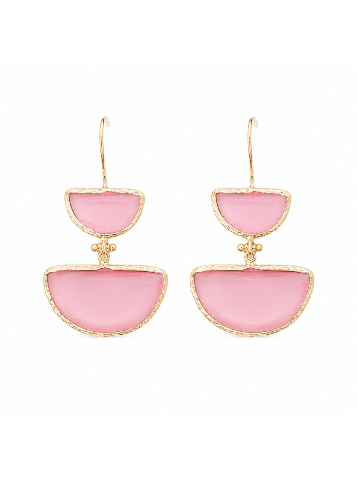 The Regina Earrings in Blush