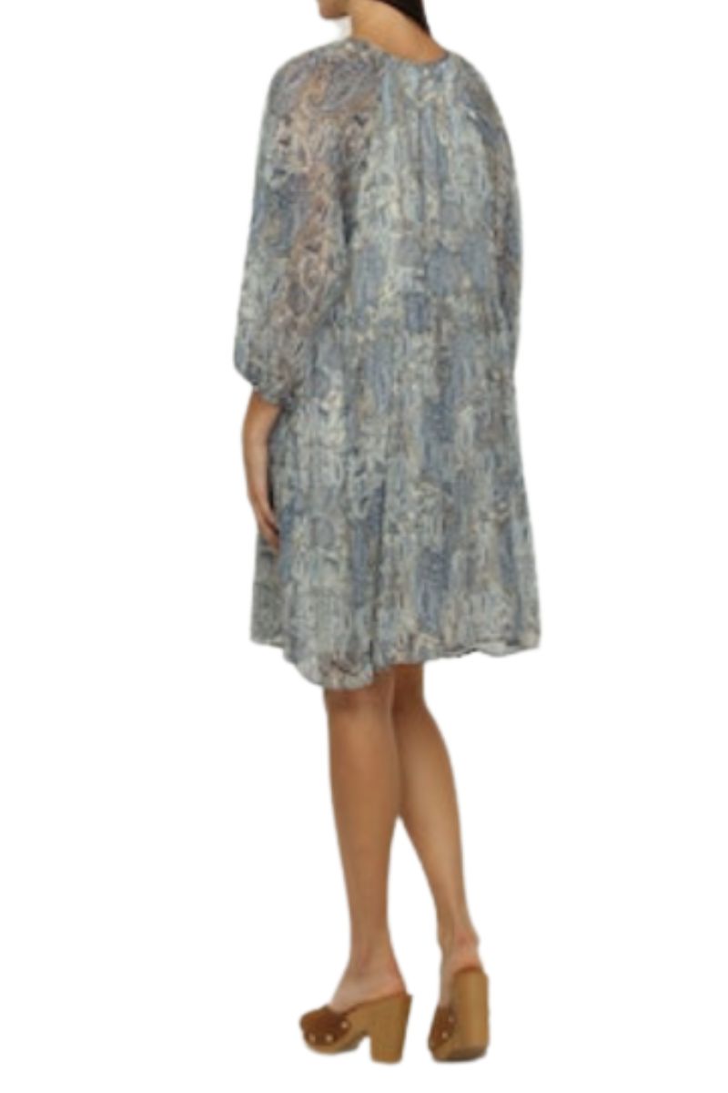 Veronica M  Chiffon Tiered Dress in Kriss Print