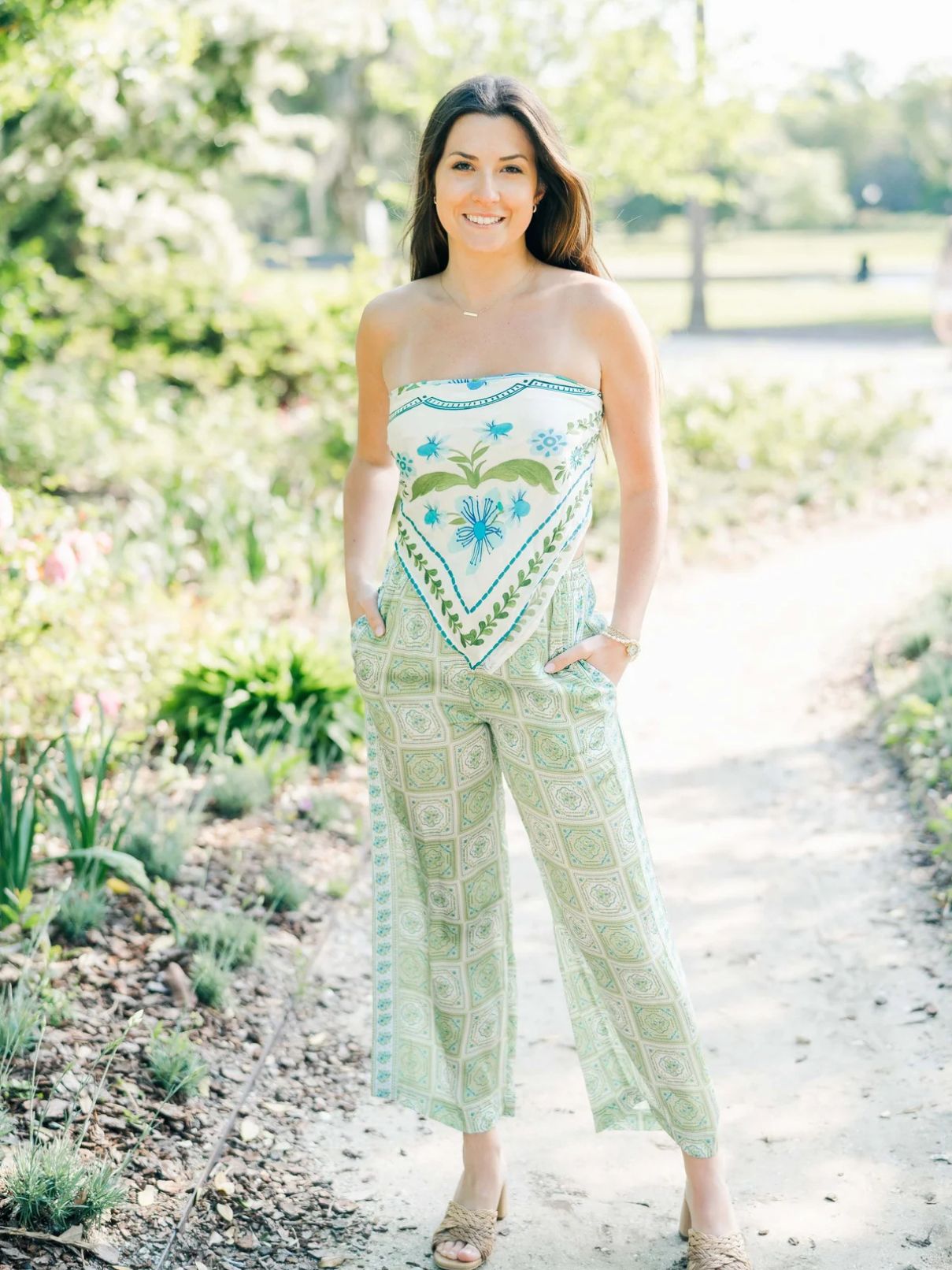 Victoria Dunn Aurora Scarf Gardenia