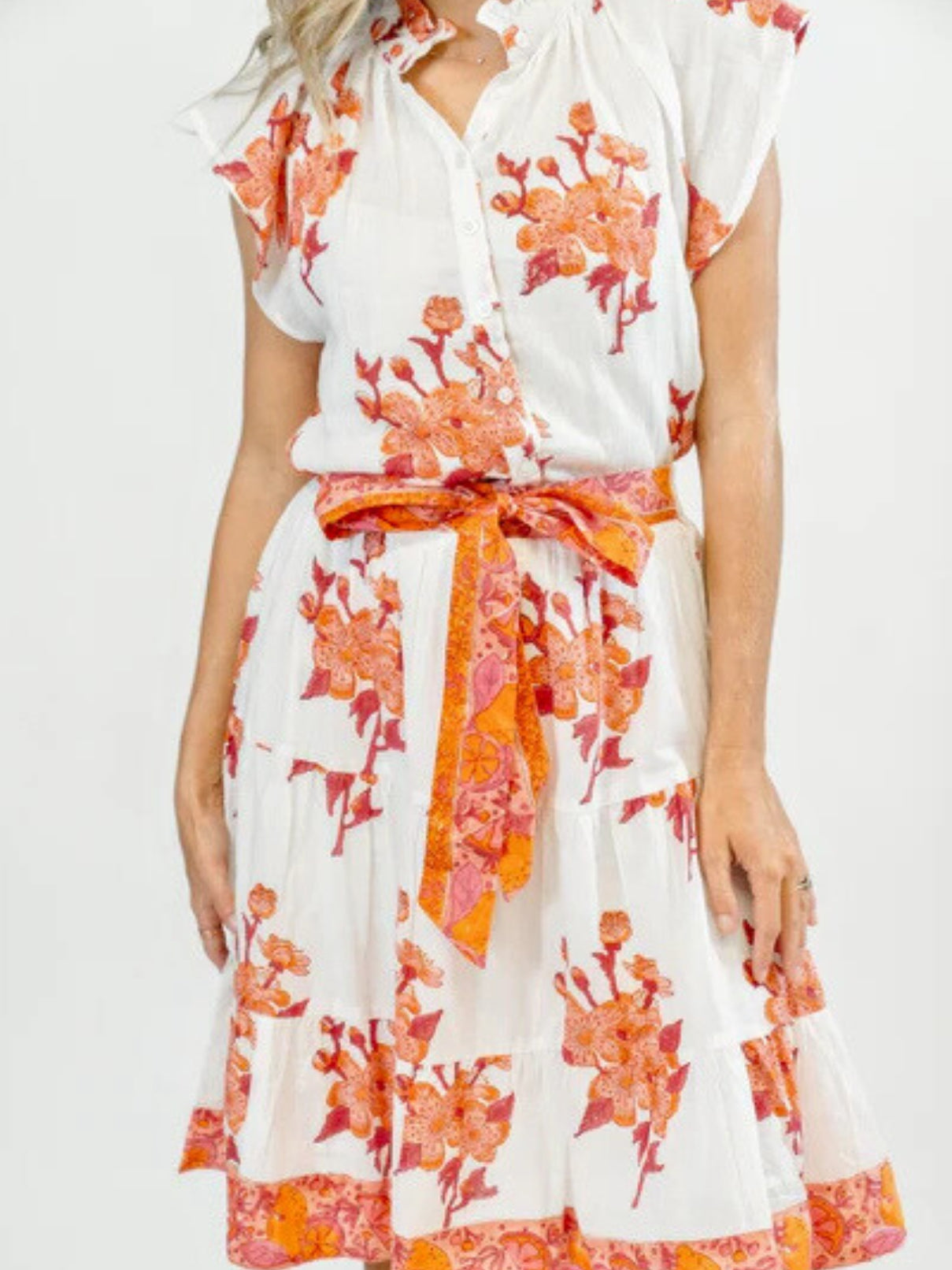 Victoria Dunn Bays Blouse in Apricot Blush