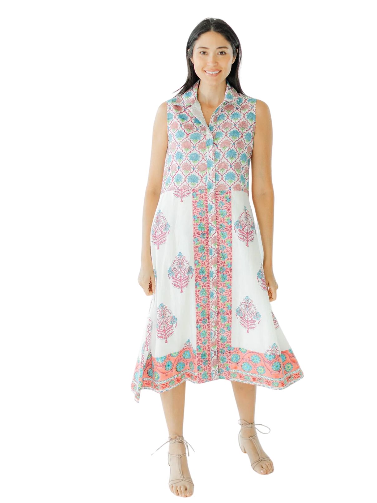 Victoria Dunn Beaufort Dress in Carnation