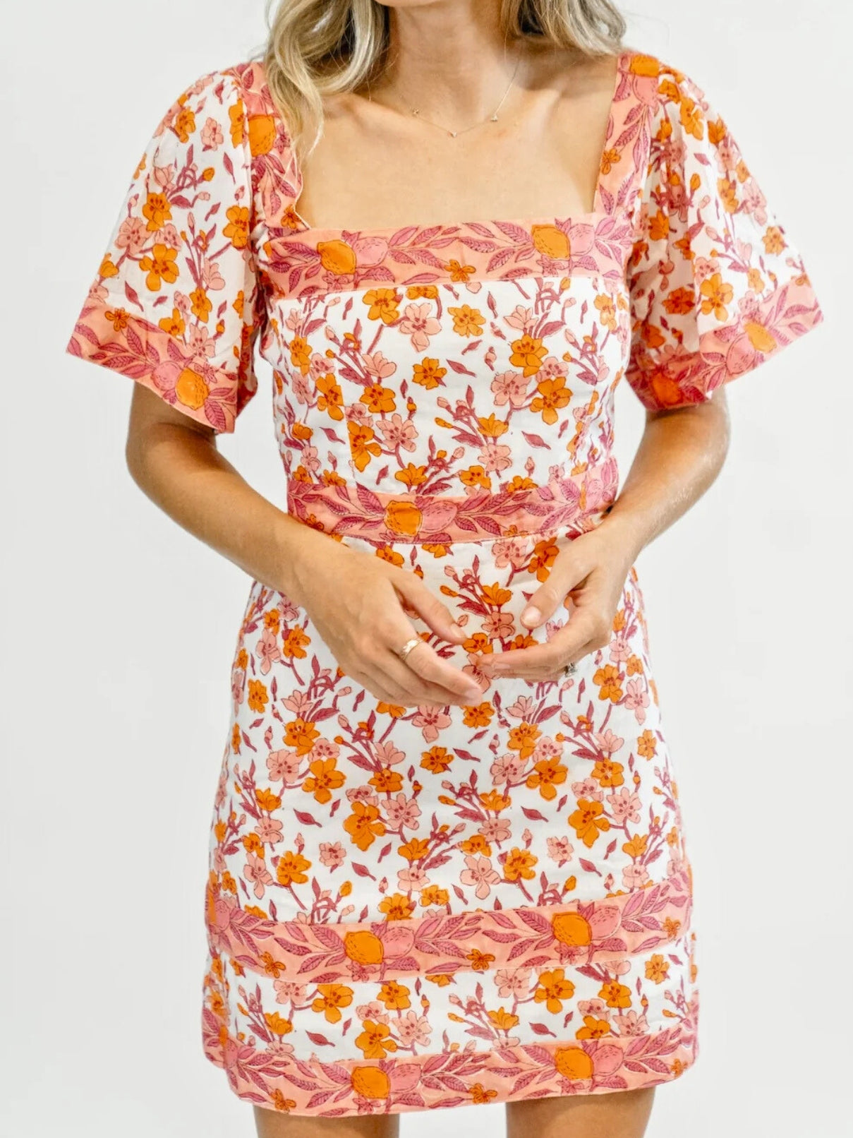 Victoria Dunn Darby Dress in Saffron