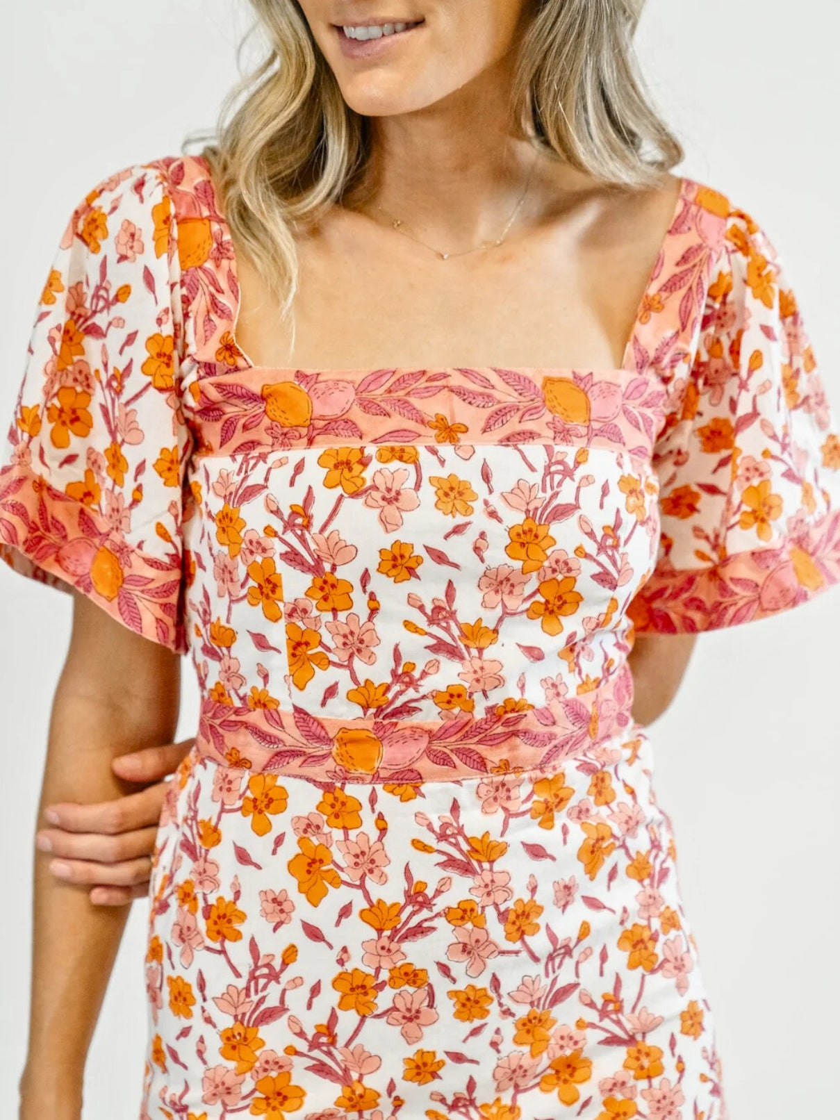 Victoria Dunn Darby Dress in Saffron
