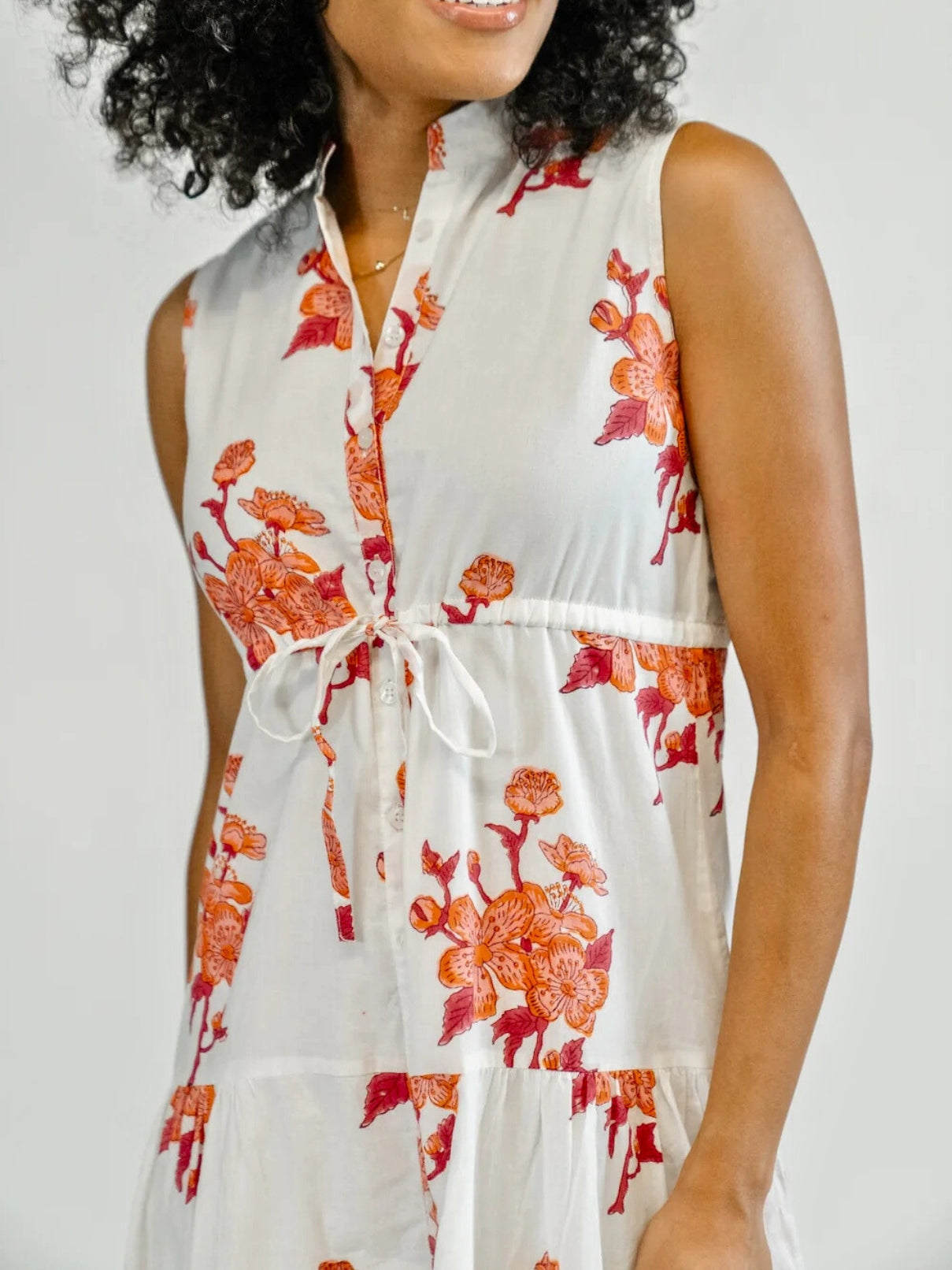 Victoria Dunn Magnolia Flutter Sleeve in Apricot Splash