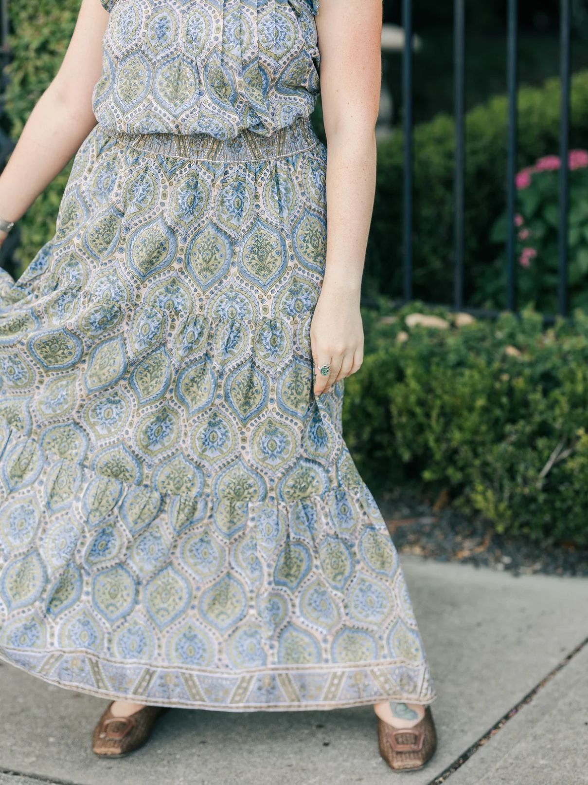 Victoria Dunn Oliver Skirt in Spanish Villa