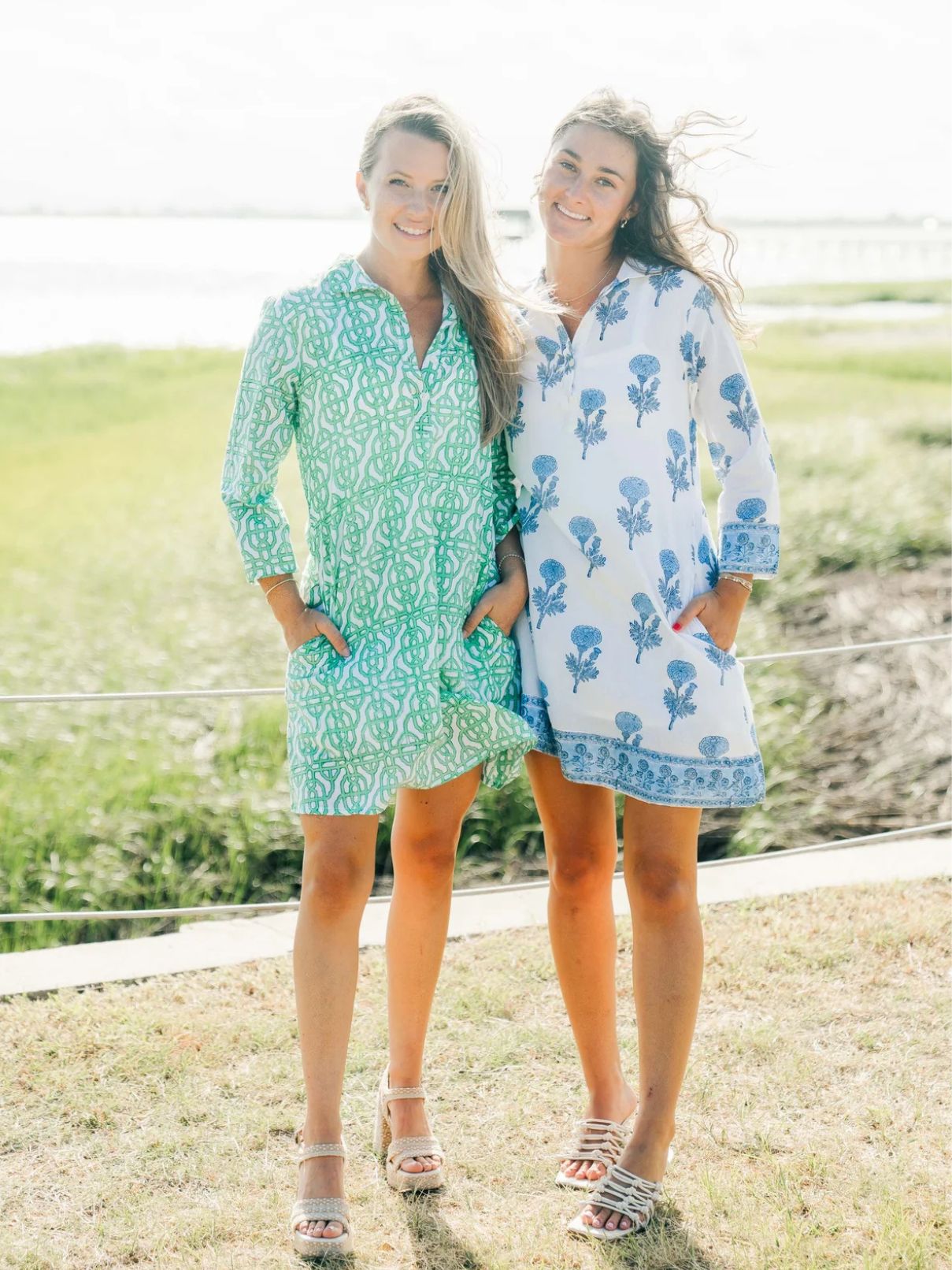 Victoria Dunn Sully Mandarin Sapphire Dress