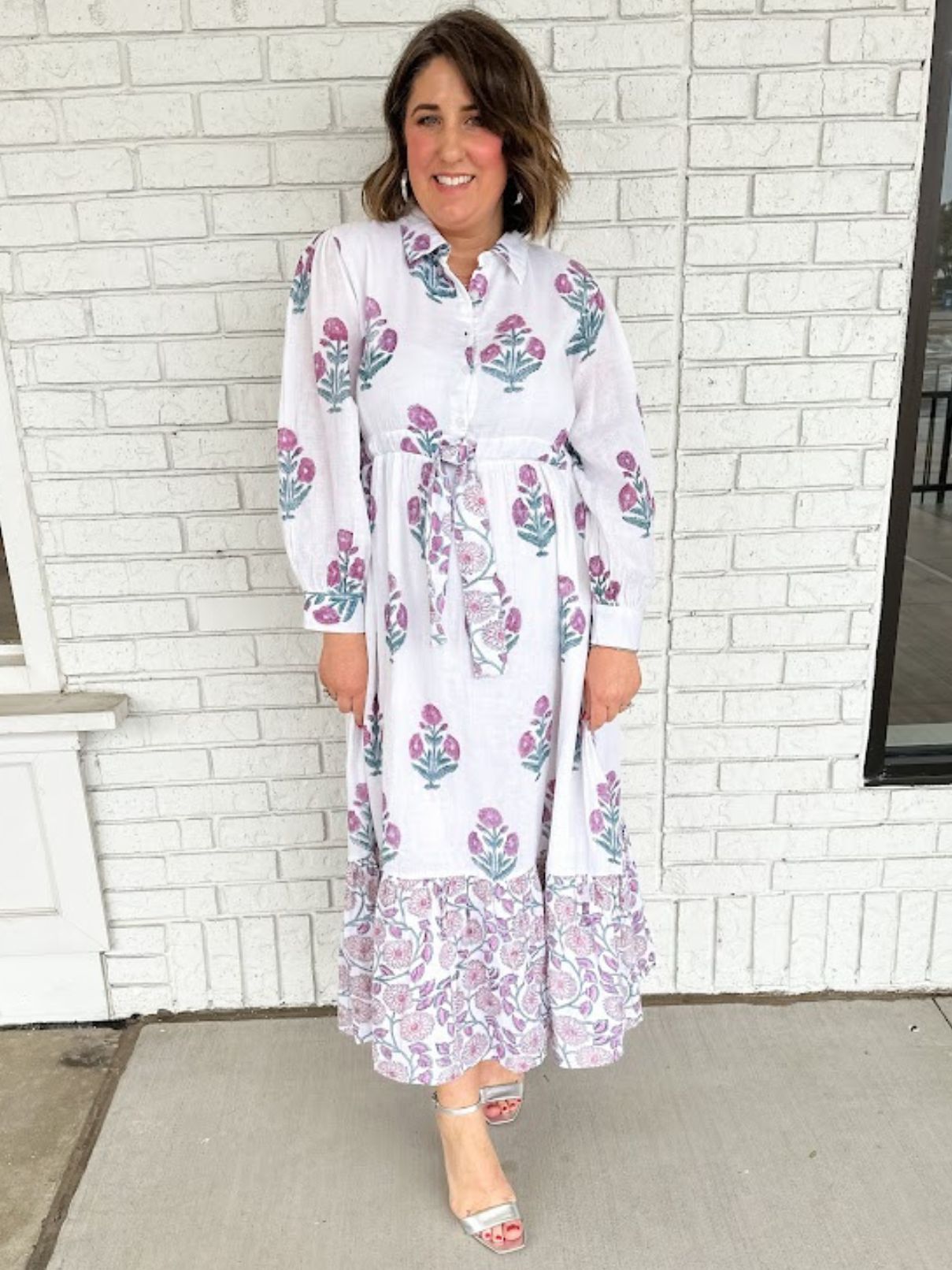 Victoria Dunn Vienna Midi Dress in Rosebud