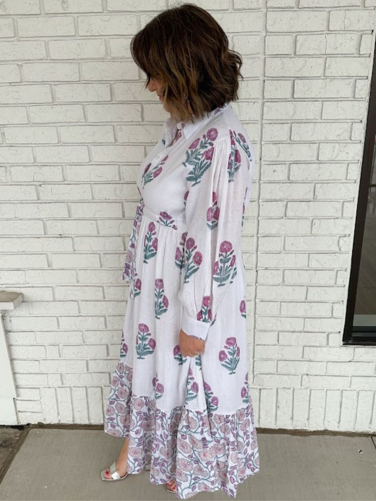 Victoria Dunn Vienna Midi Dress in Rosebud