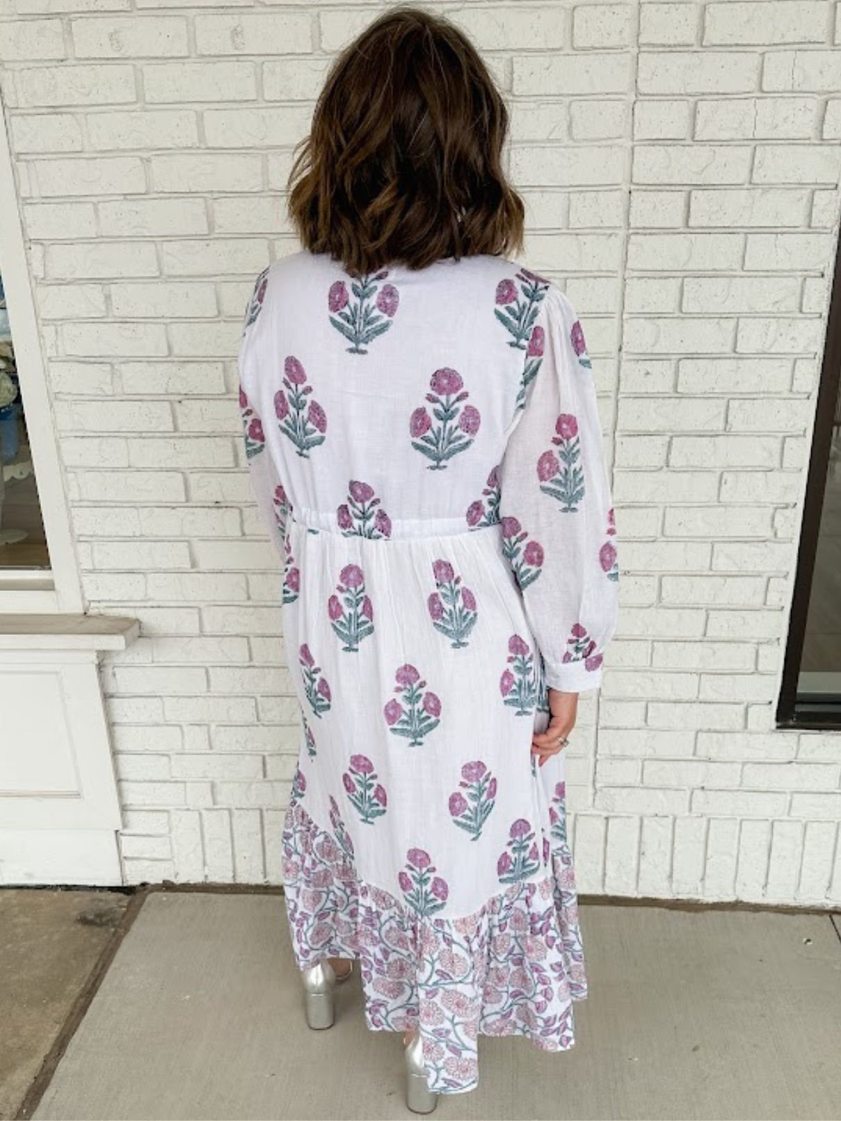 Victoria Dunn Vienna Midi Dress in Rosebud