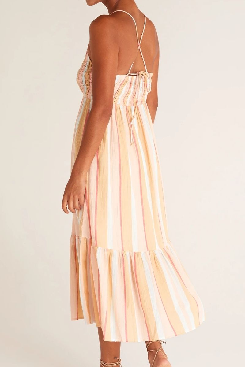 Z Supply 100% Cotton Gauze Jazmin Maxi in Multi Stripe