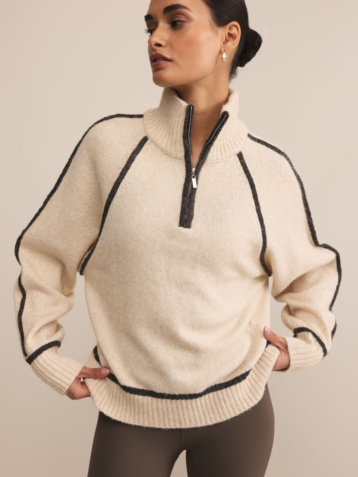 Z Supply Alps Half Zip Sweater