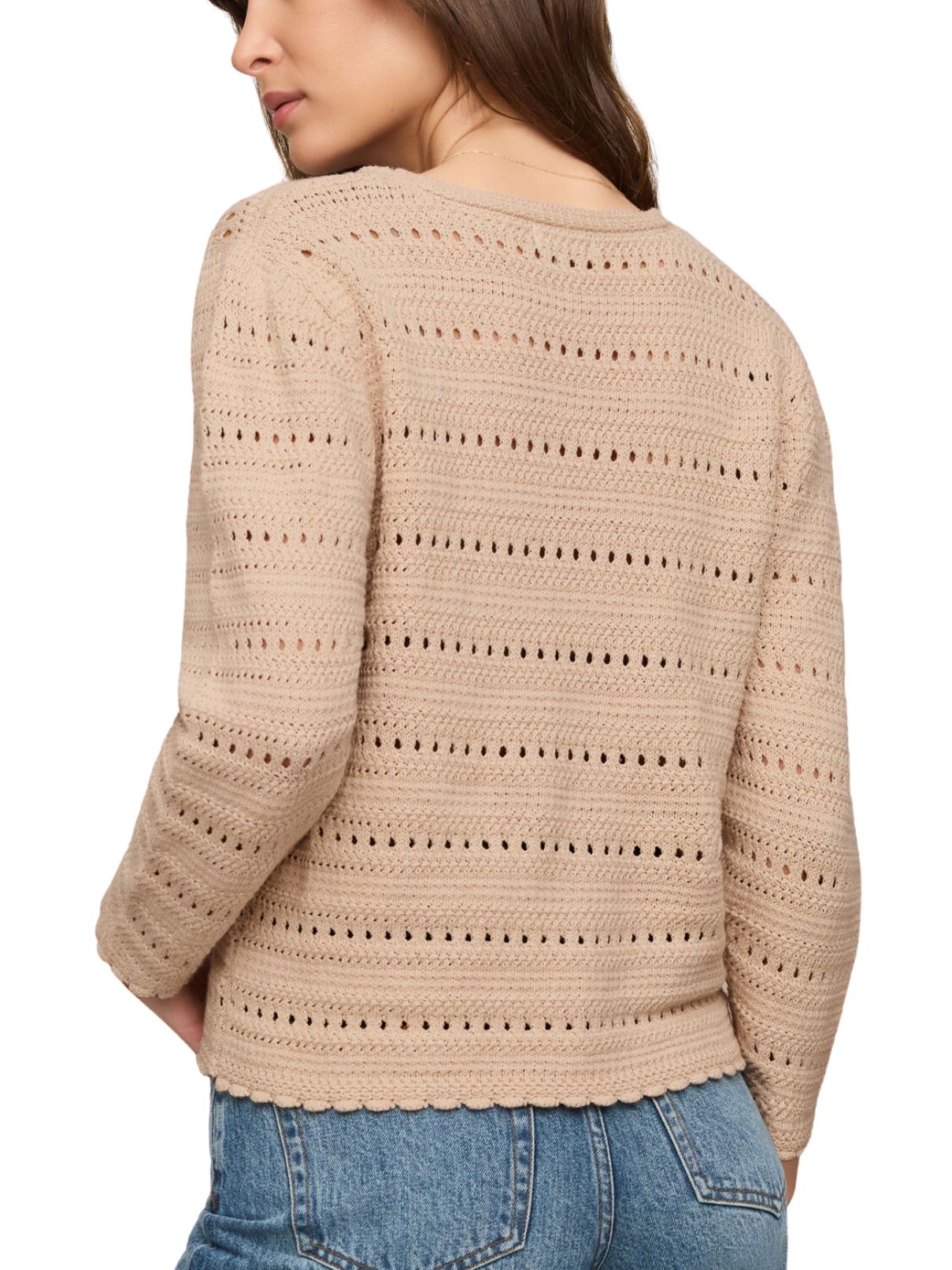 Z Supply Aven Crochet Cardigan – Soft Ecru