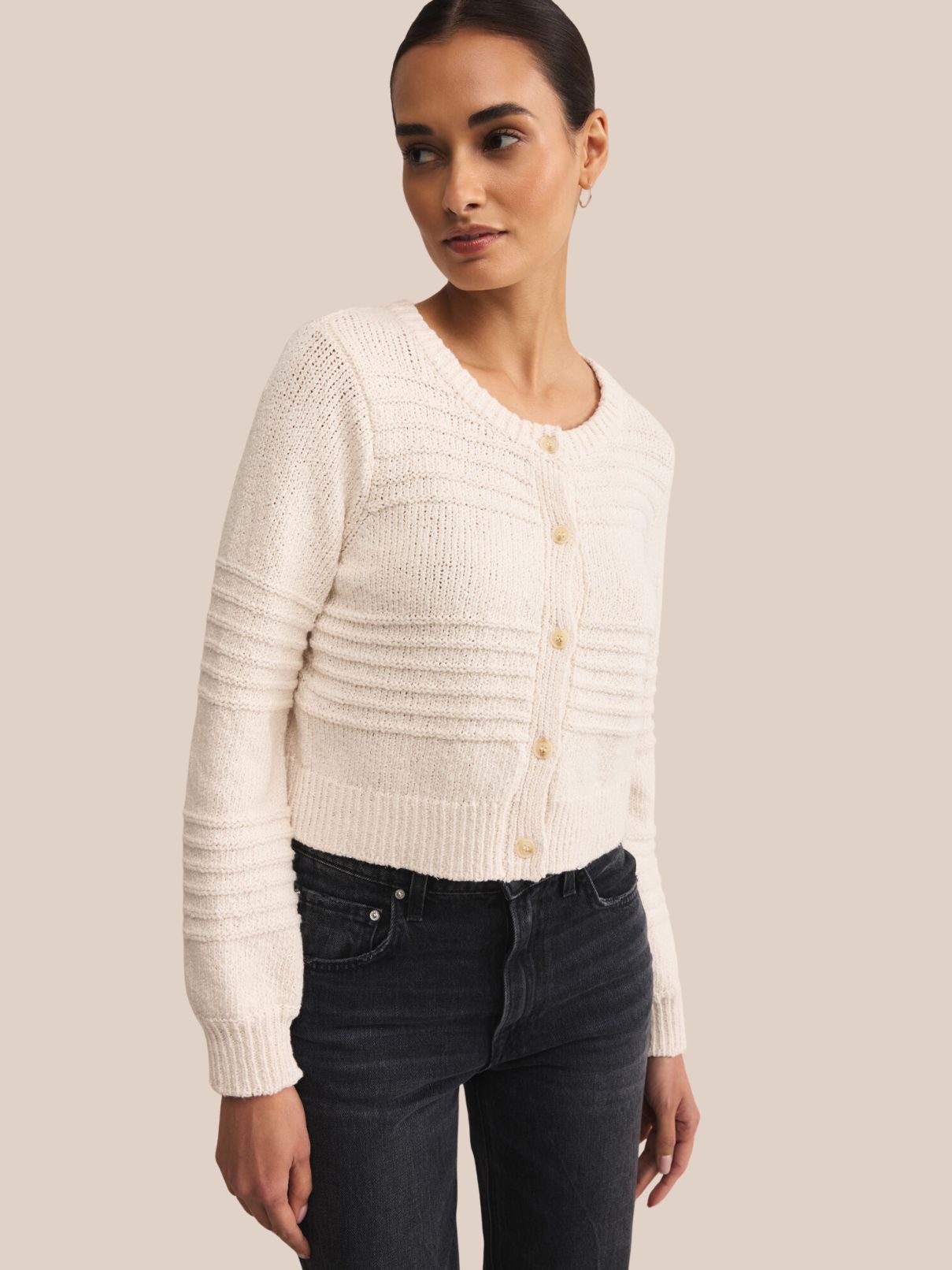 Z Supply Between The Lines Cardigan in Crystal