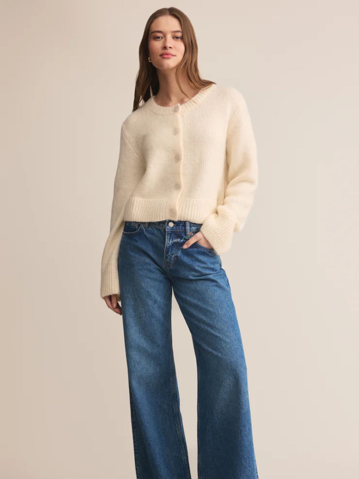 Z Supply Breen Cardigan Cloud