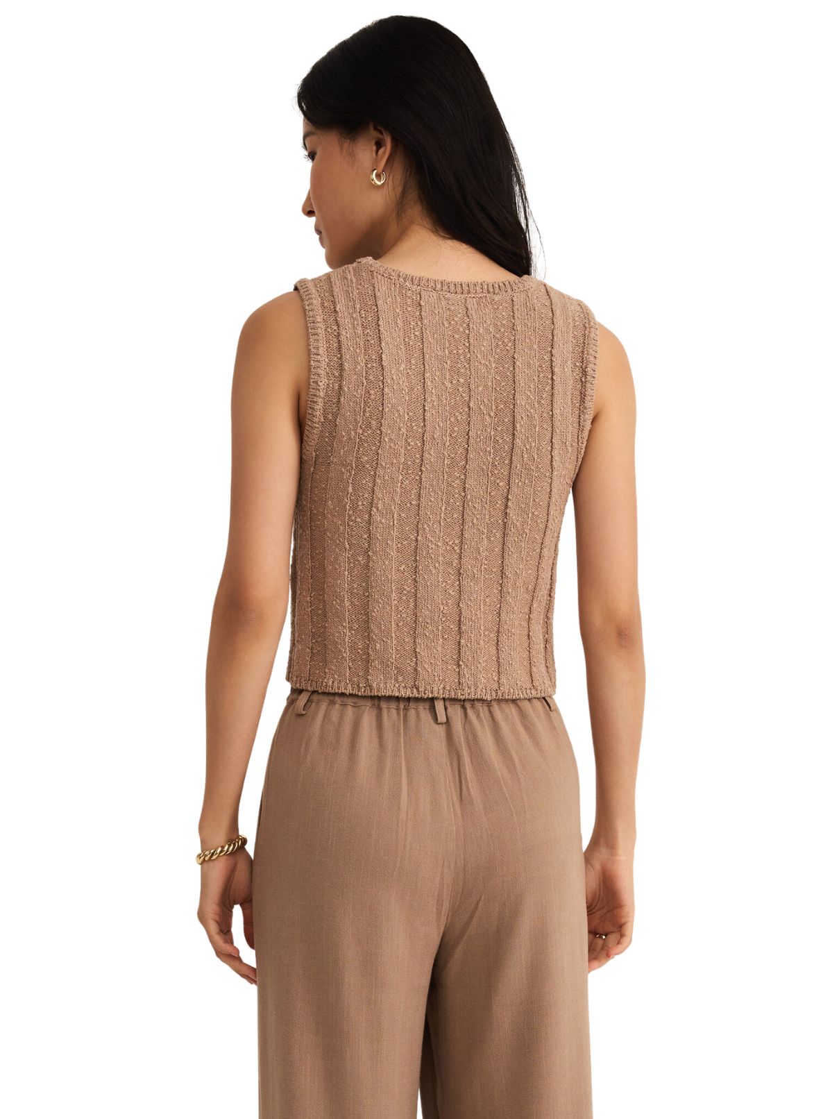 Z Supply Calan Top in Iced Coffee