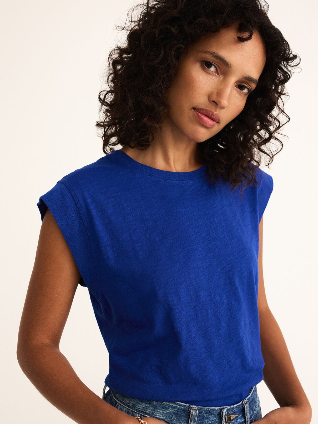 Z Supply Camino Slub Tee in Oceanside