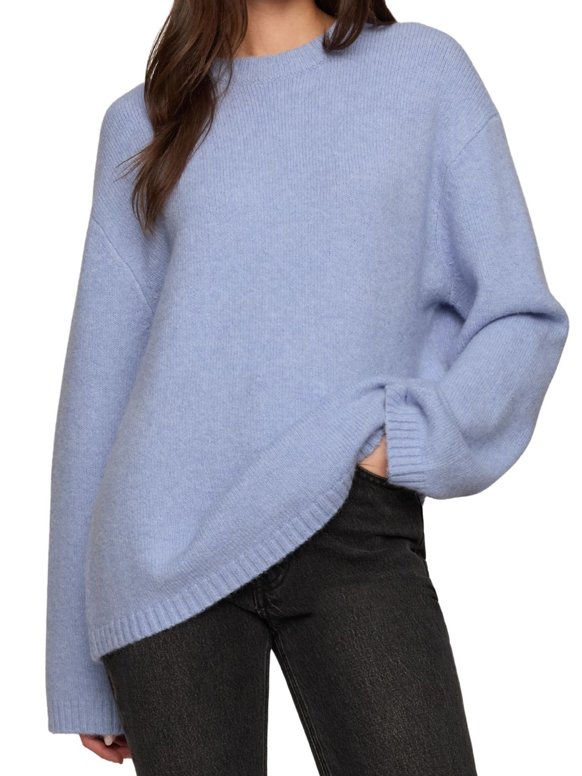 Z Supply Chill Mode Sweater in Crystal Blue