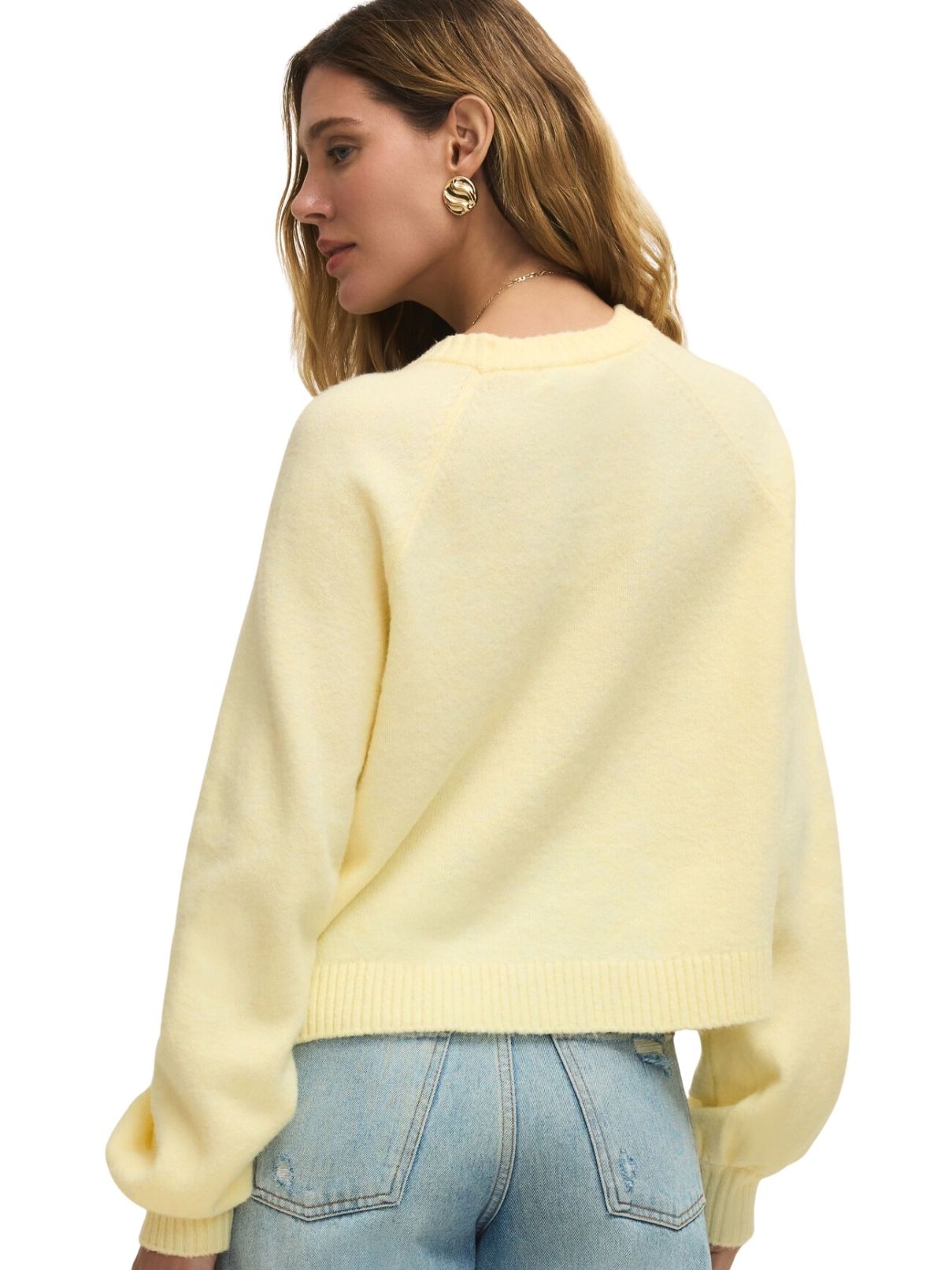 Z Supply Coming Up Sweater in Pineapple