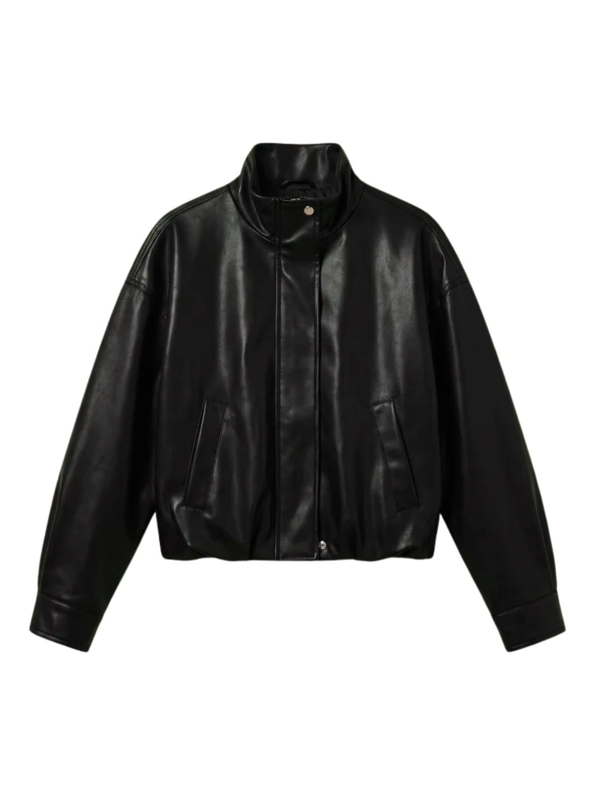 Z Supply Corin Bubble Hem Jacket in Black
