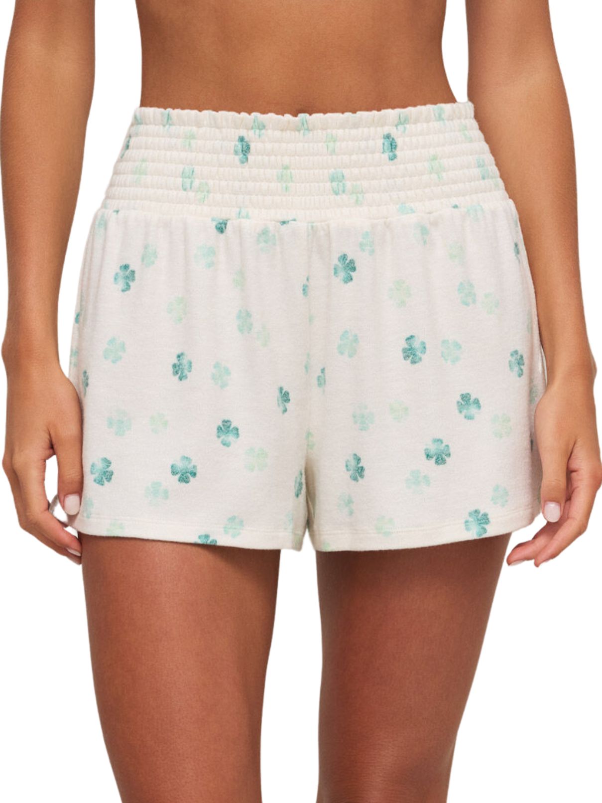 Z Supply Dawn Clover Shorts in Vanilla