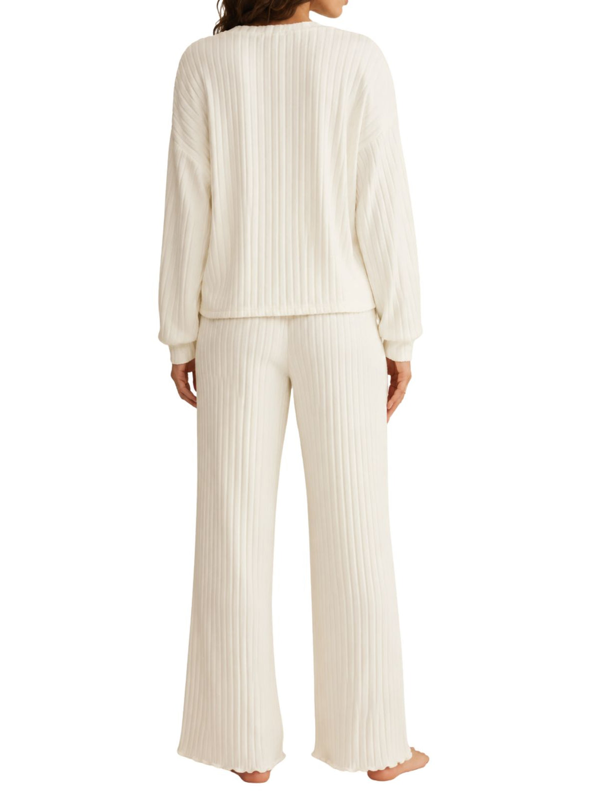 Z Supply Dawn Daydream Rib Lounge Set – Bone