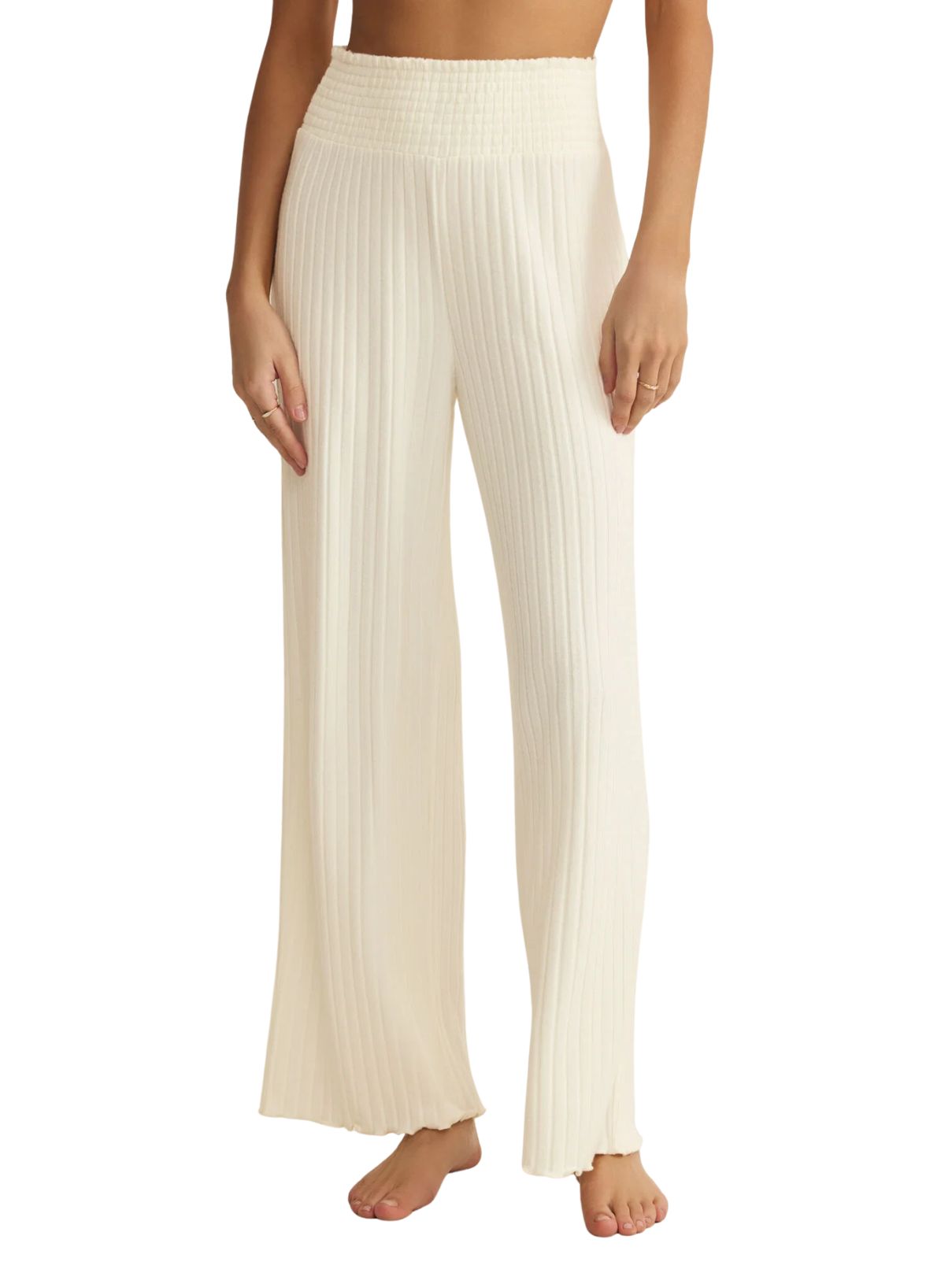 Z Supply Dawn Daydream Rib Lounge Set – Bone