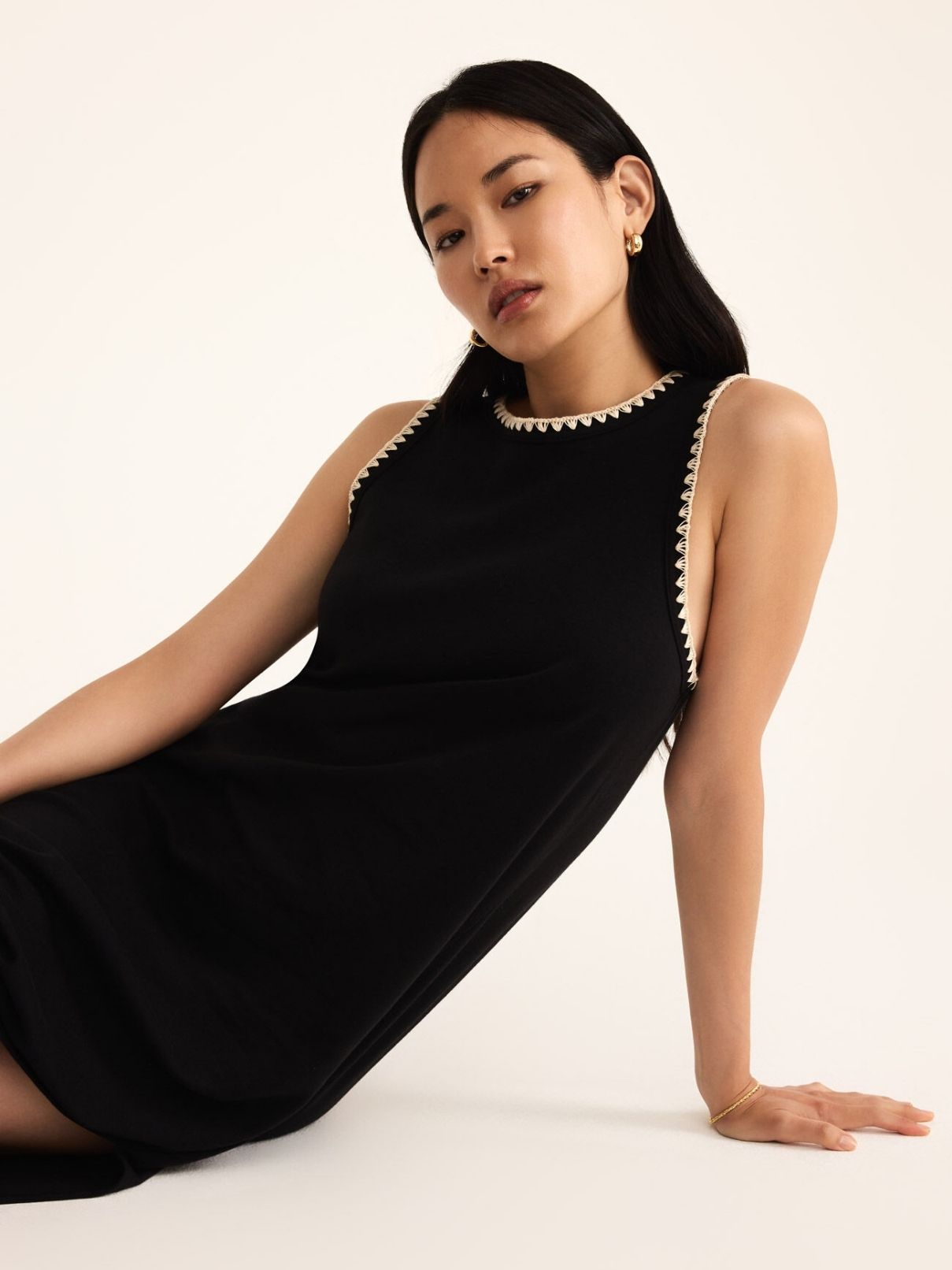 Z Supply Delamer Midi in Black