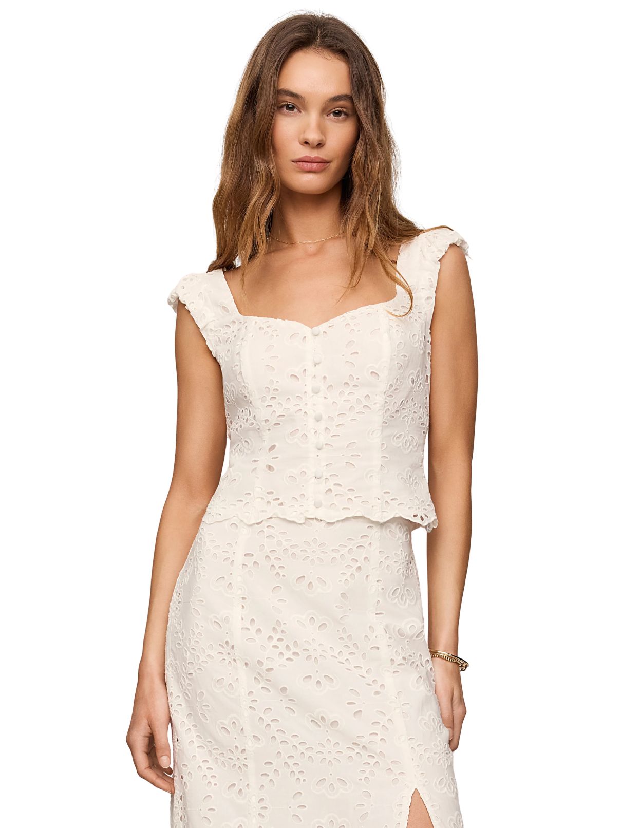 Z Supply Emrie Eyelet Top