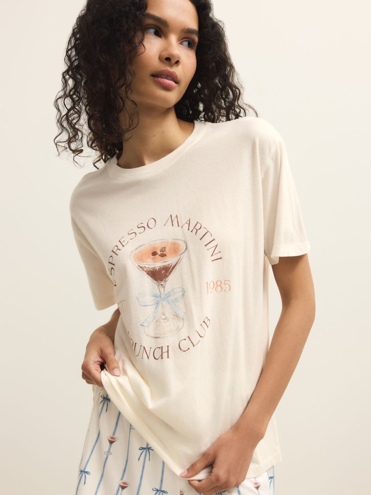 Z Supply Espresso Martini Tee in Vanilla