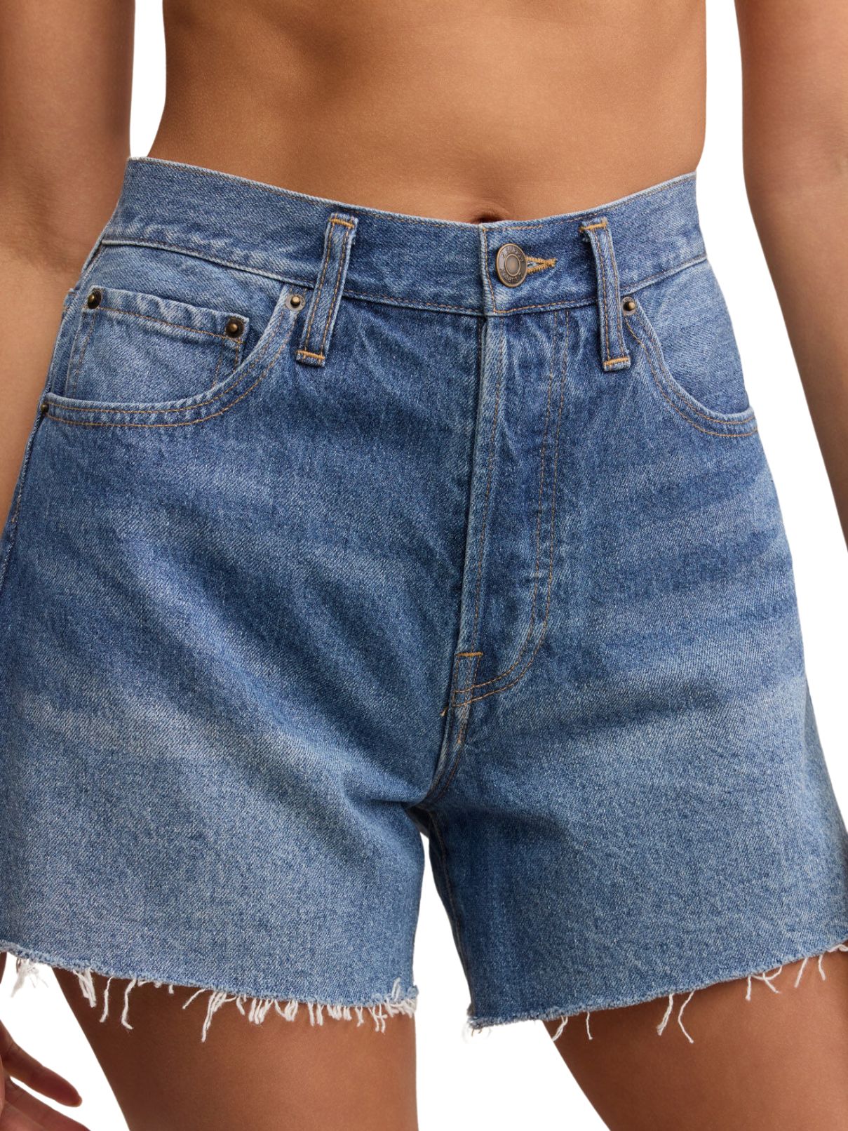 Z Supply Everyday Hi-Rise Short in Vintage Indigo