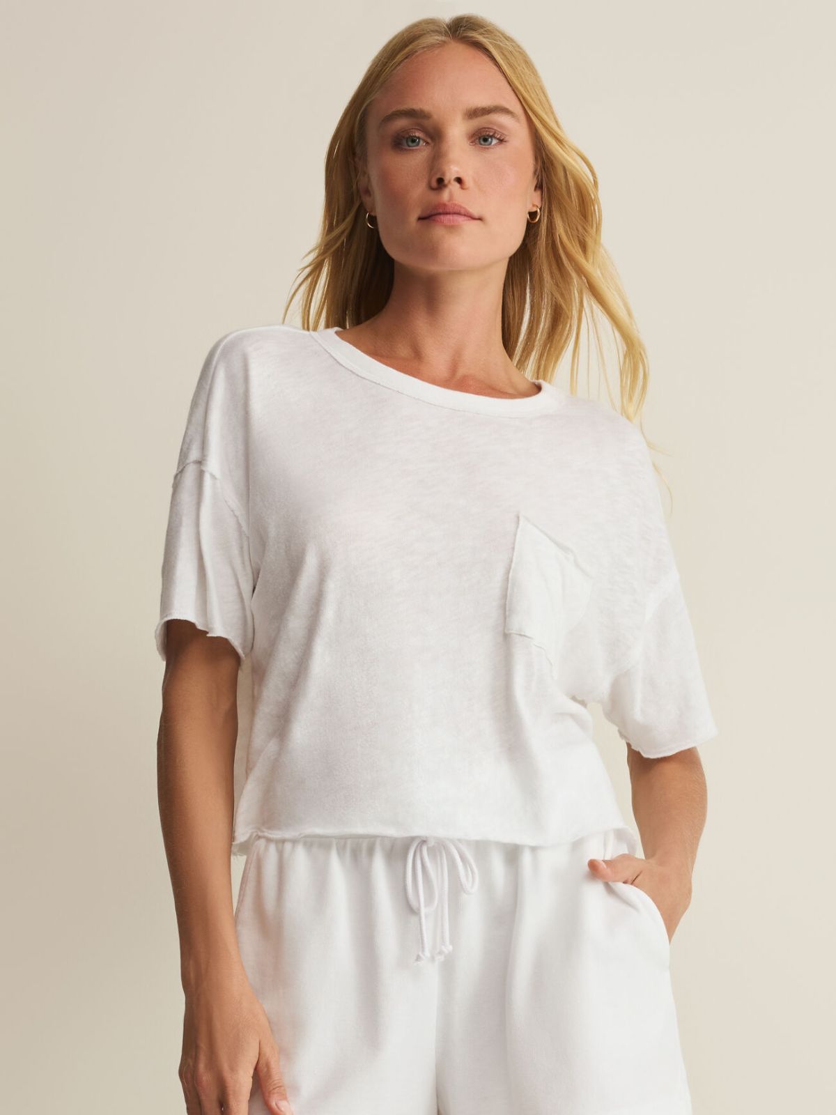 Z Supply Everyday Pocket Tee in White