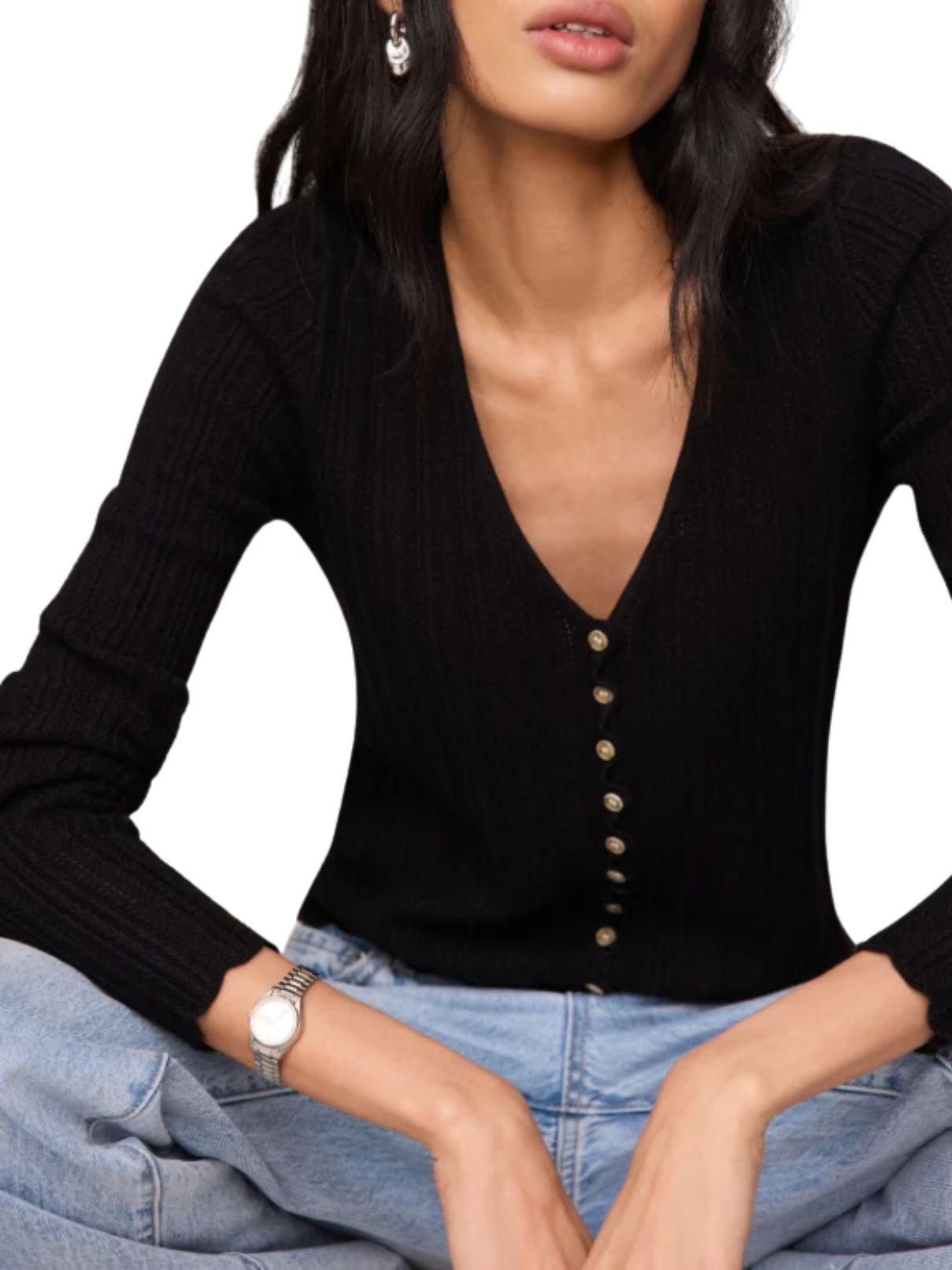 Z Supply Landa Sweater Top – Black