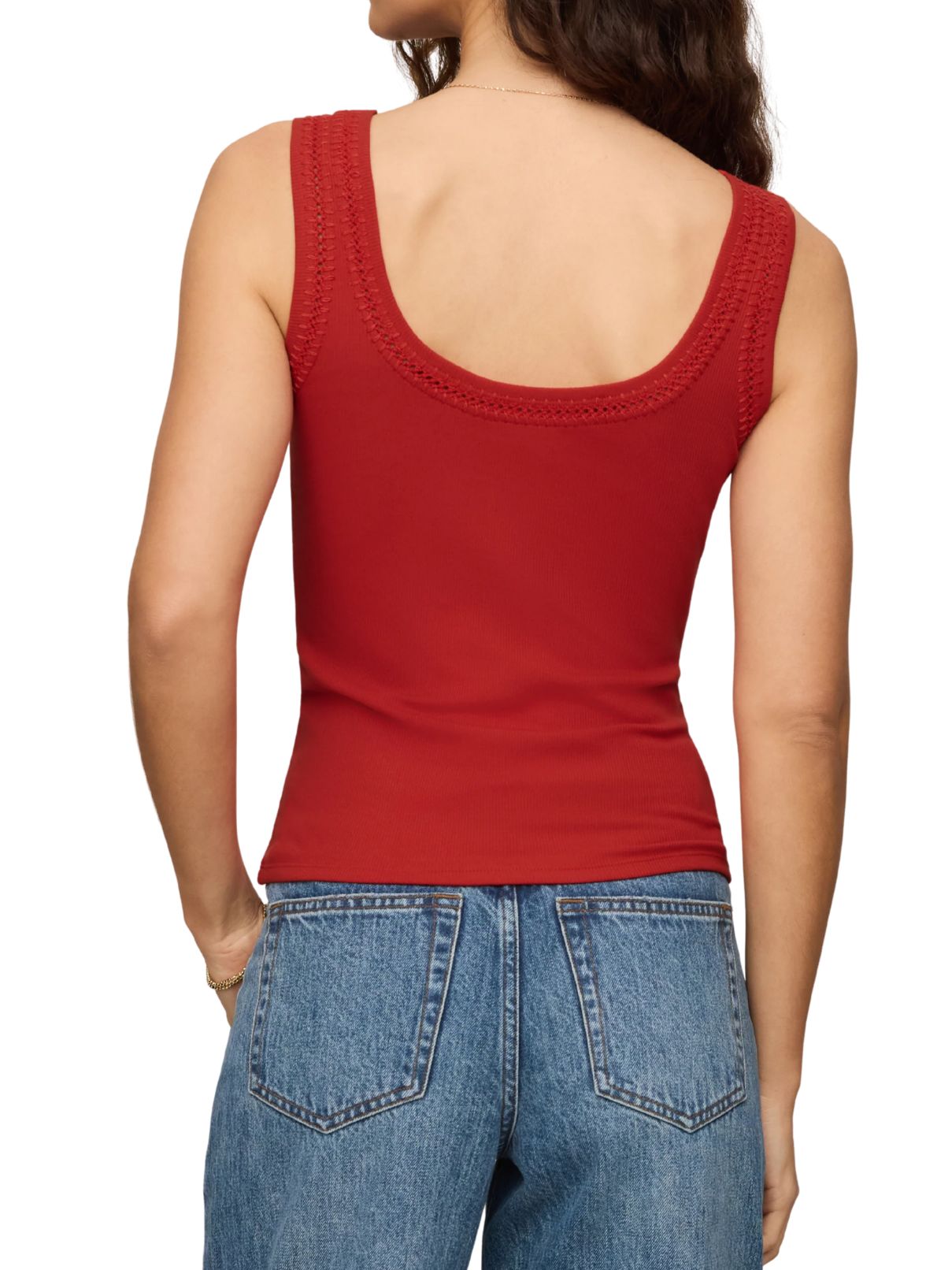 Z Supply Larkin Whipstitch Tank – Chili Pepper