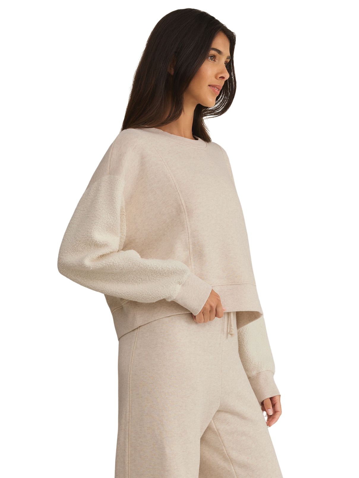 Z Supply Lax Sweater in Lt Oatmeal Heather