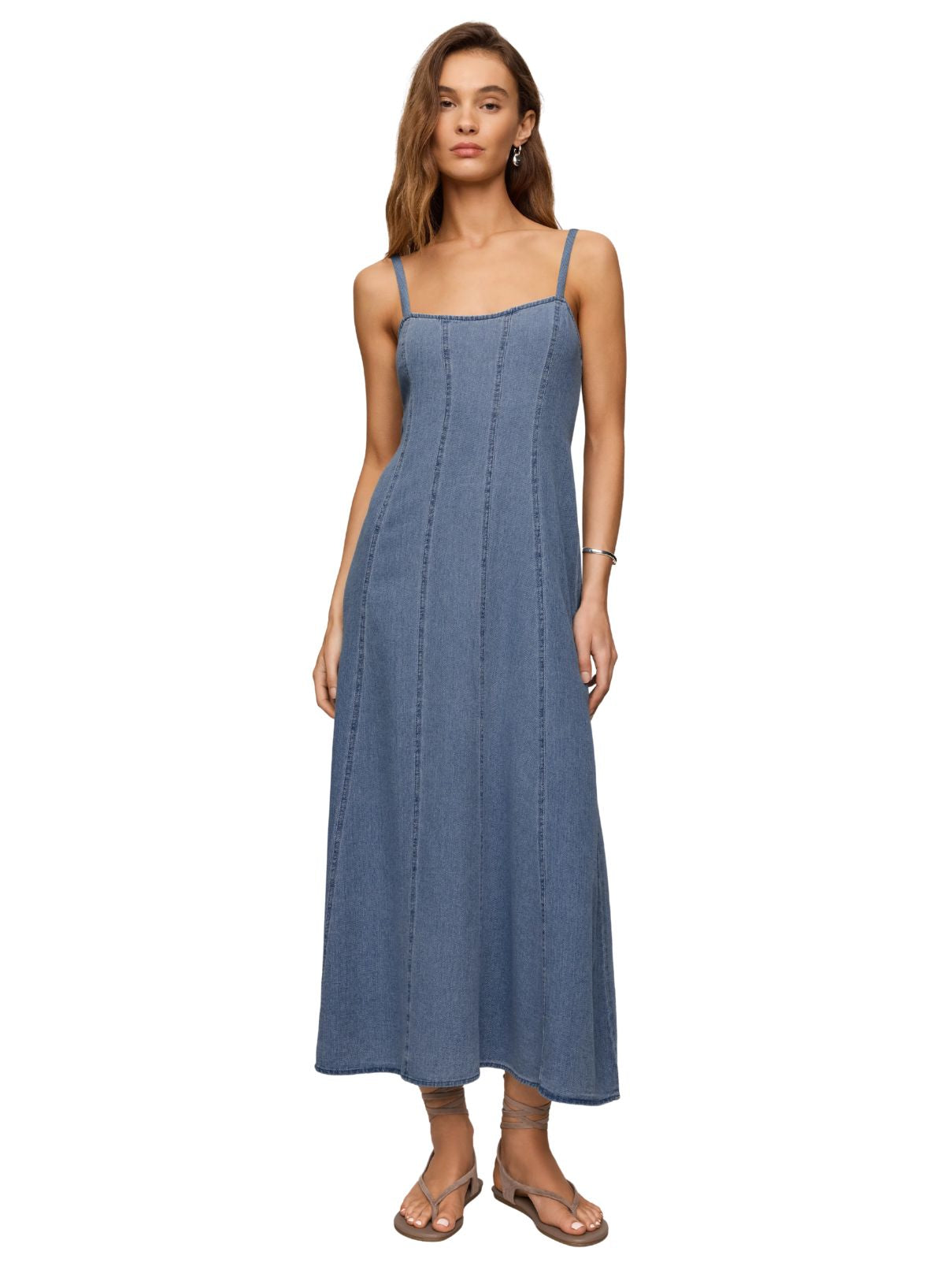 Z Supply Leonora Indigo Midi Dress Classic Indigo / XS