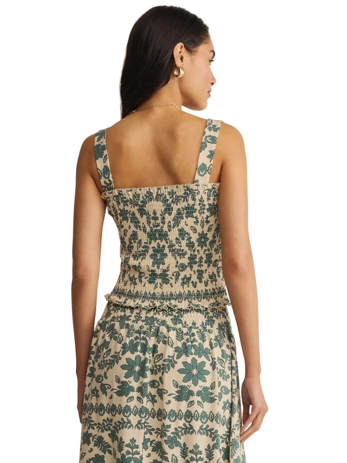 Z Supply Leya Tera Paisley Smocked Top