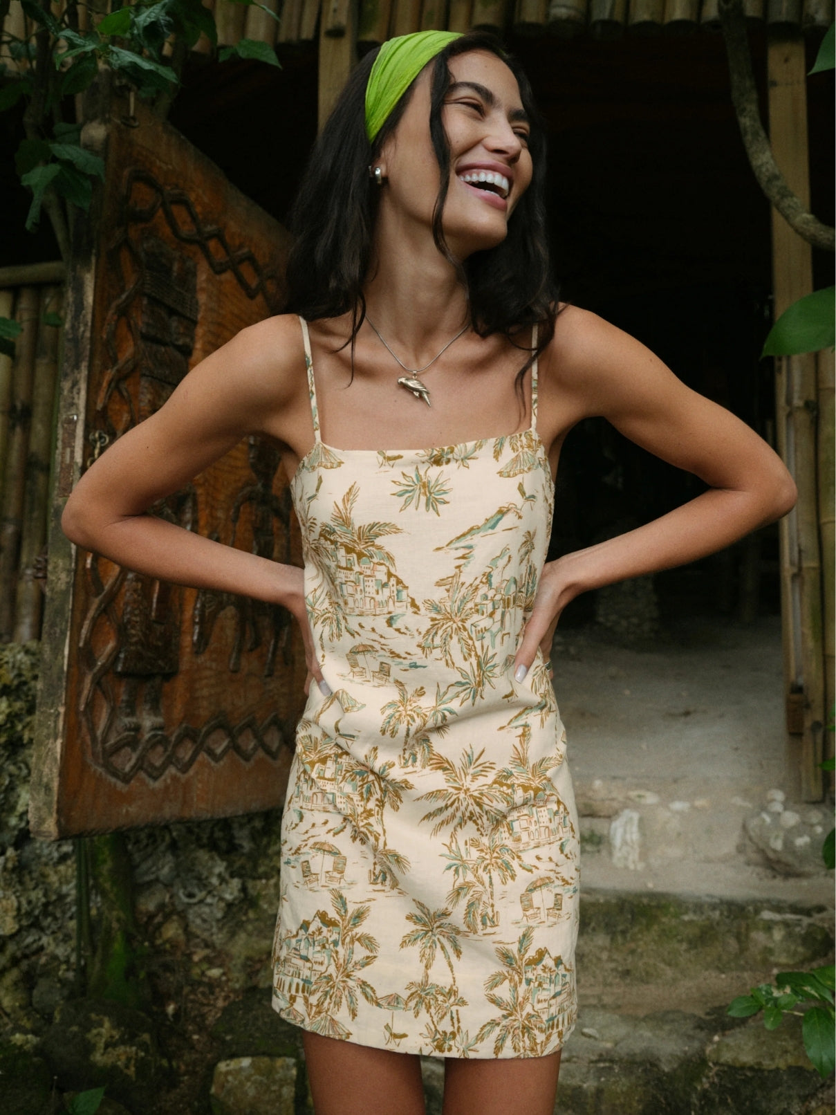Z Supply Maude Tiki Tide Mini Dress